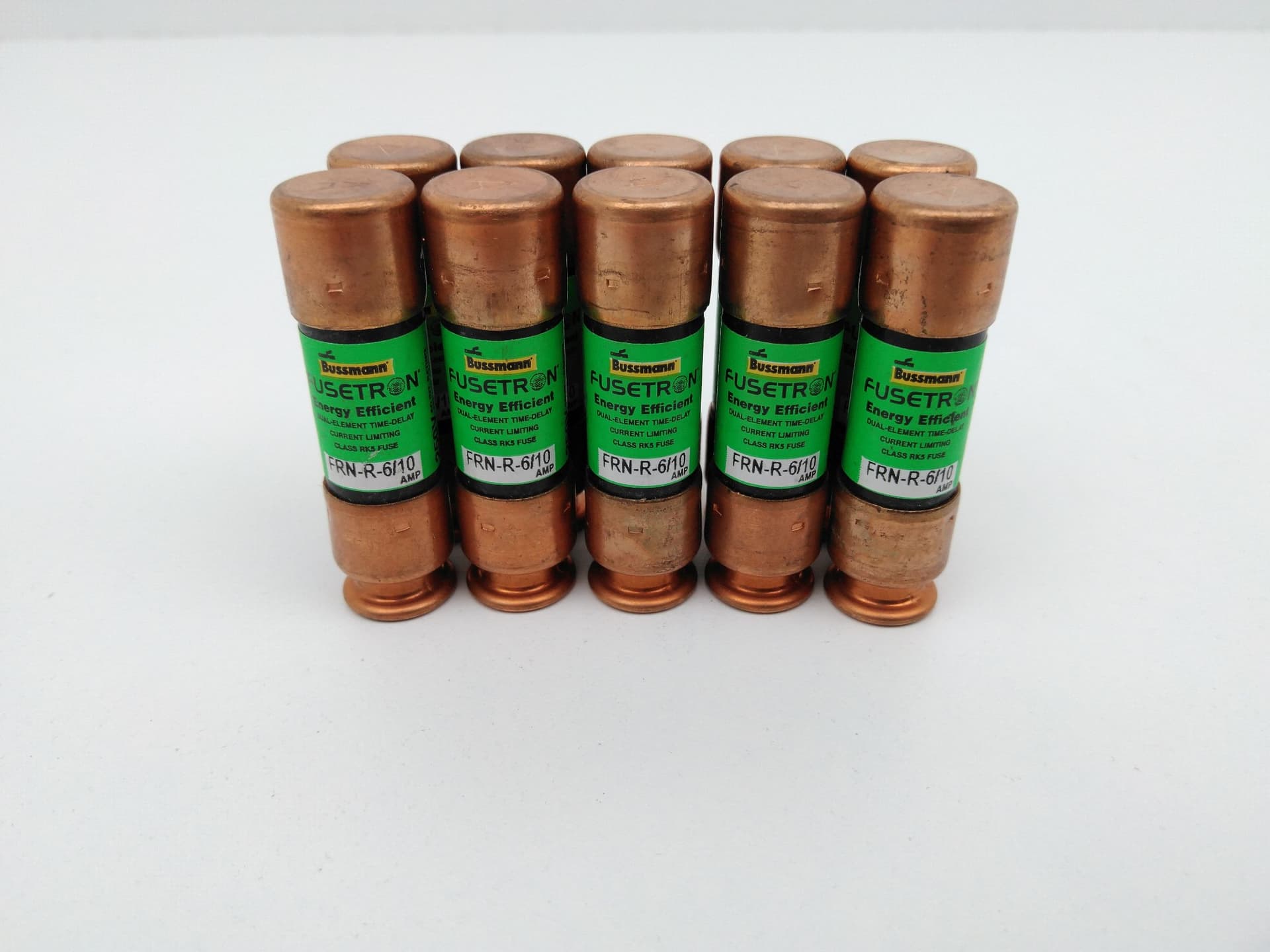 Bussmann FRN-R-6/10 Dual Element Time Delay 6/10A 250V Fuses