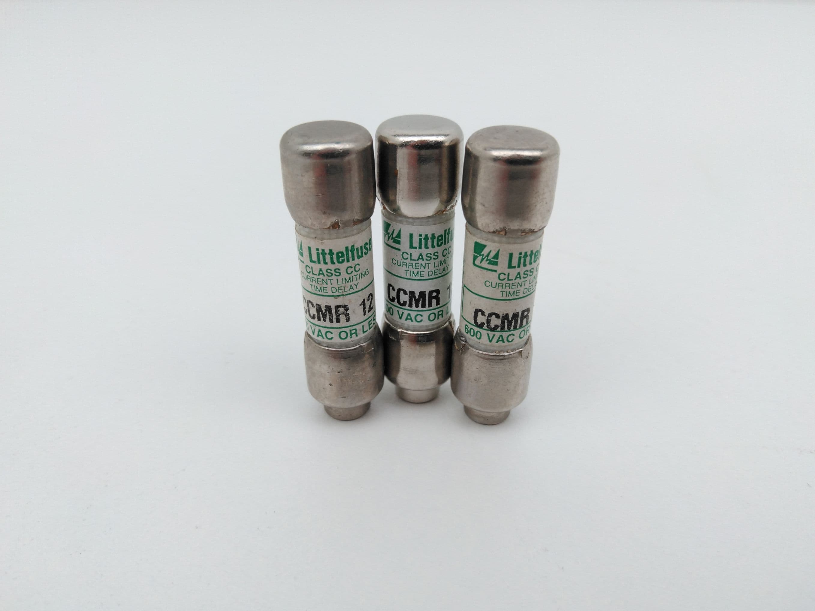 Littelfuse CCMR12 600V 12A Time Delay Class CC Midget Fuses