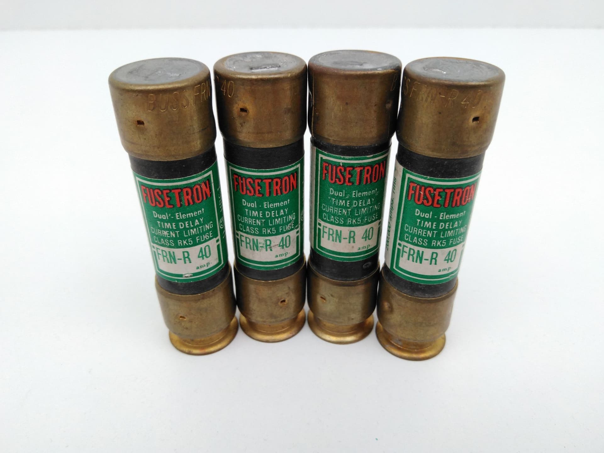 Bussmann FRN-R40 Fusetron 40A 250V Duel Element Time Delay Class RK5 Fuses