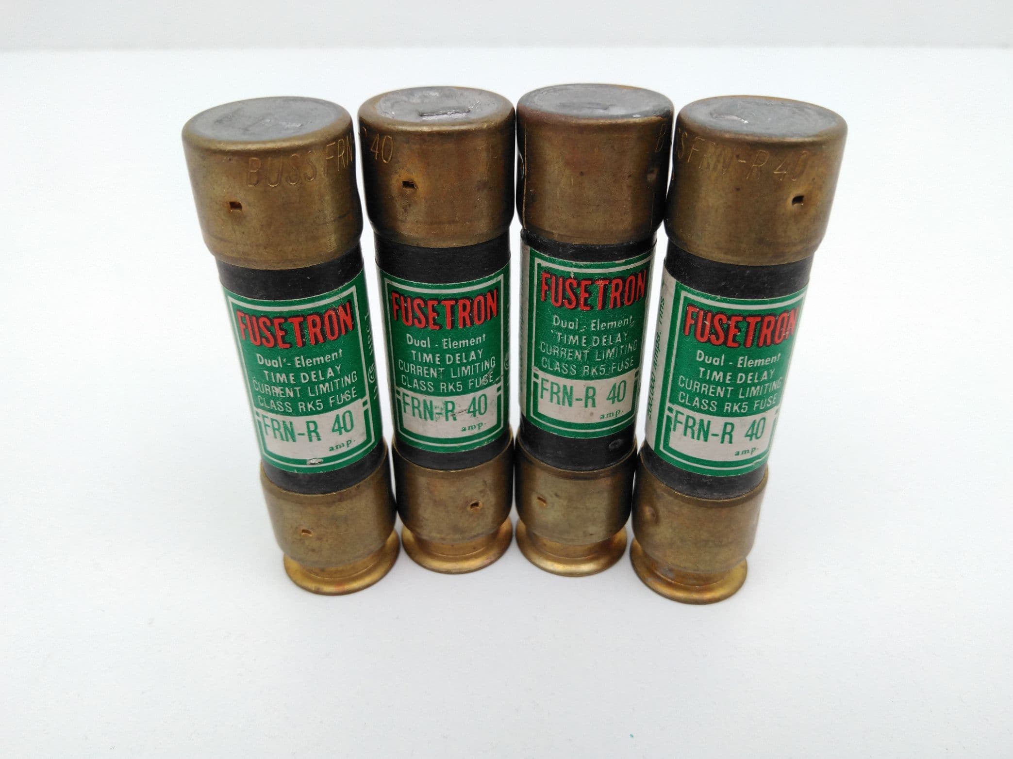 Bussmann FRN-R40 Fusetron 40A 250V Duel Element Time Delay Class RK5 Fuses