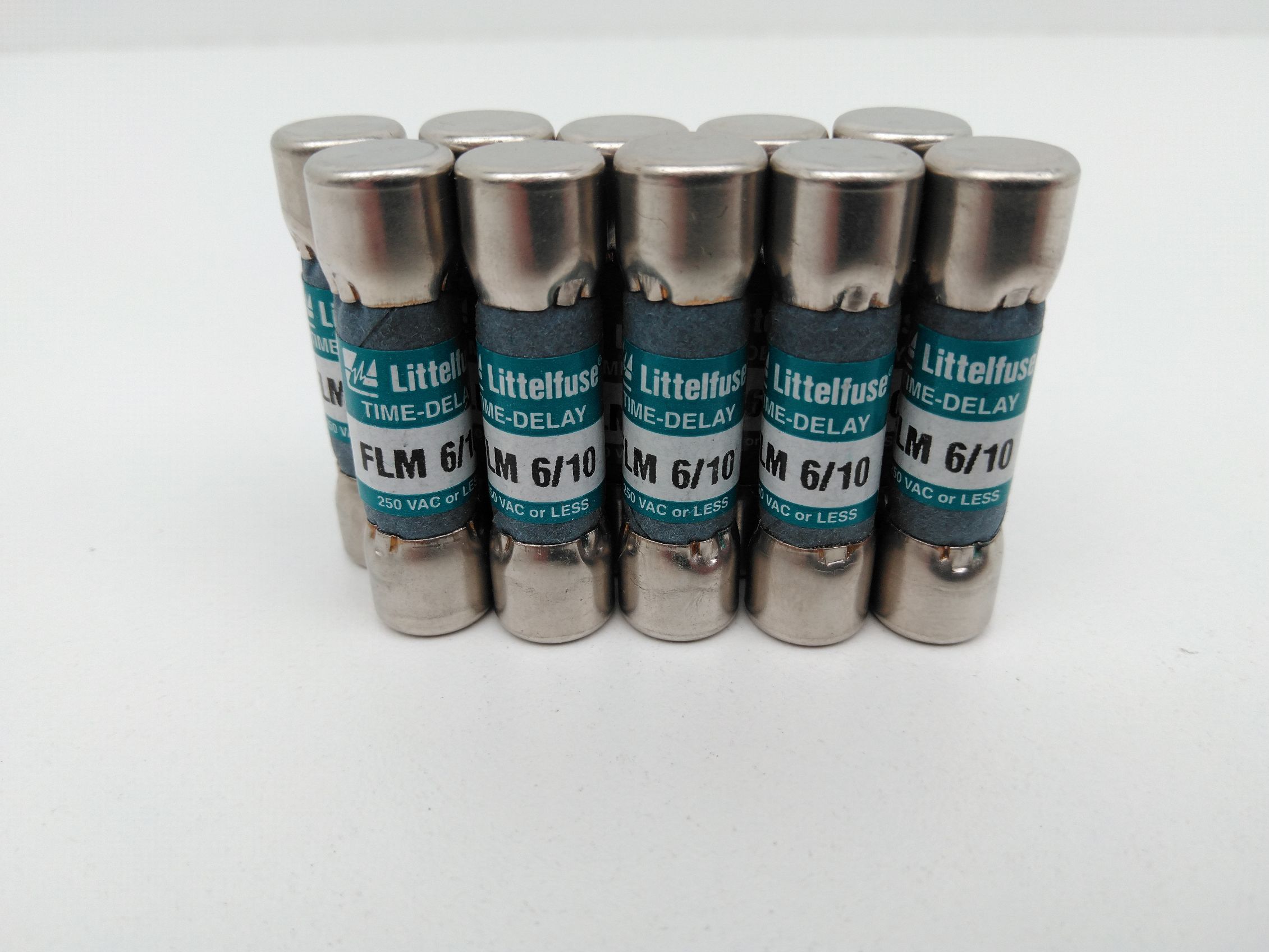 Littelfuse FLM 6/10 Time Delay 6/10A 250V Fuses