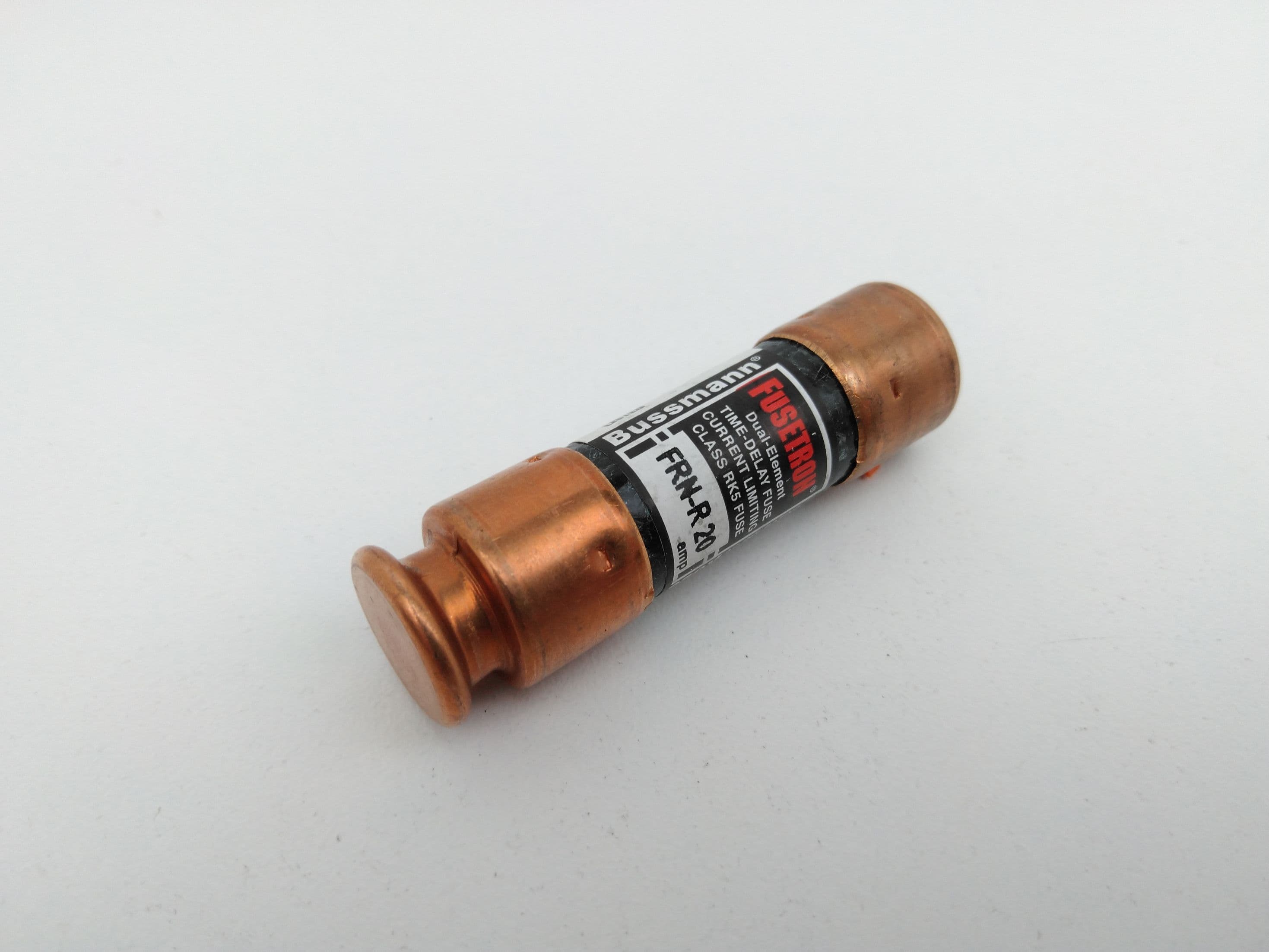 Bussmann FRN-R-20 Fusetron 20A 250V Dual Element Time Delay Fuses
