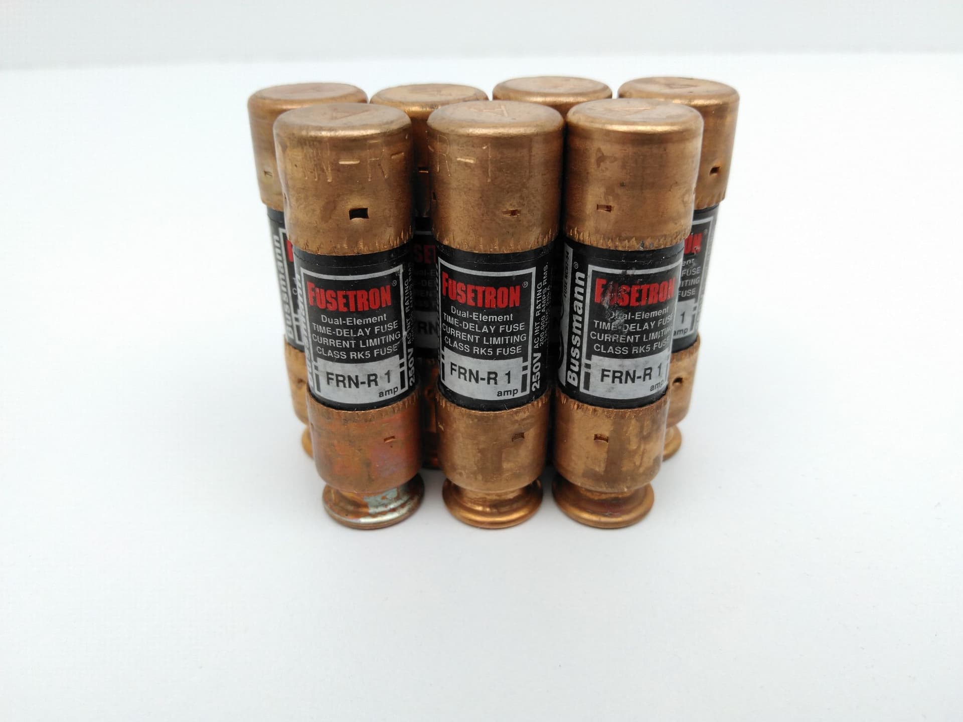 Bussmann FRN-R1 Fusetron 1A 250V Duel Element Time Delay Fuses
