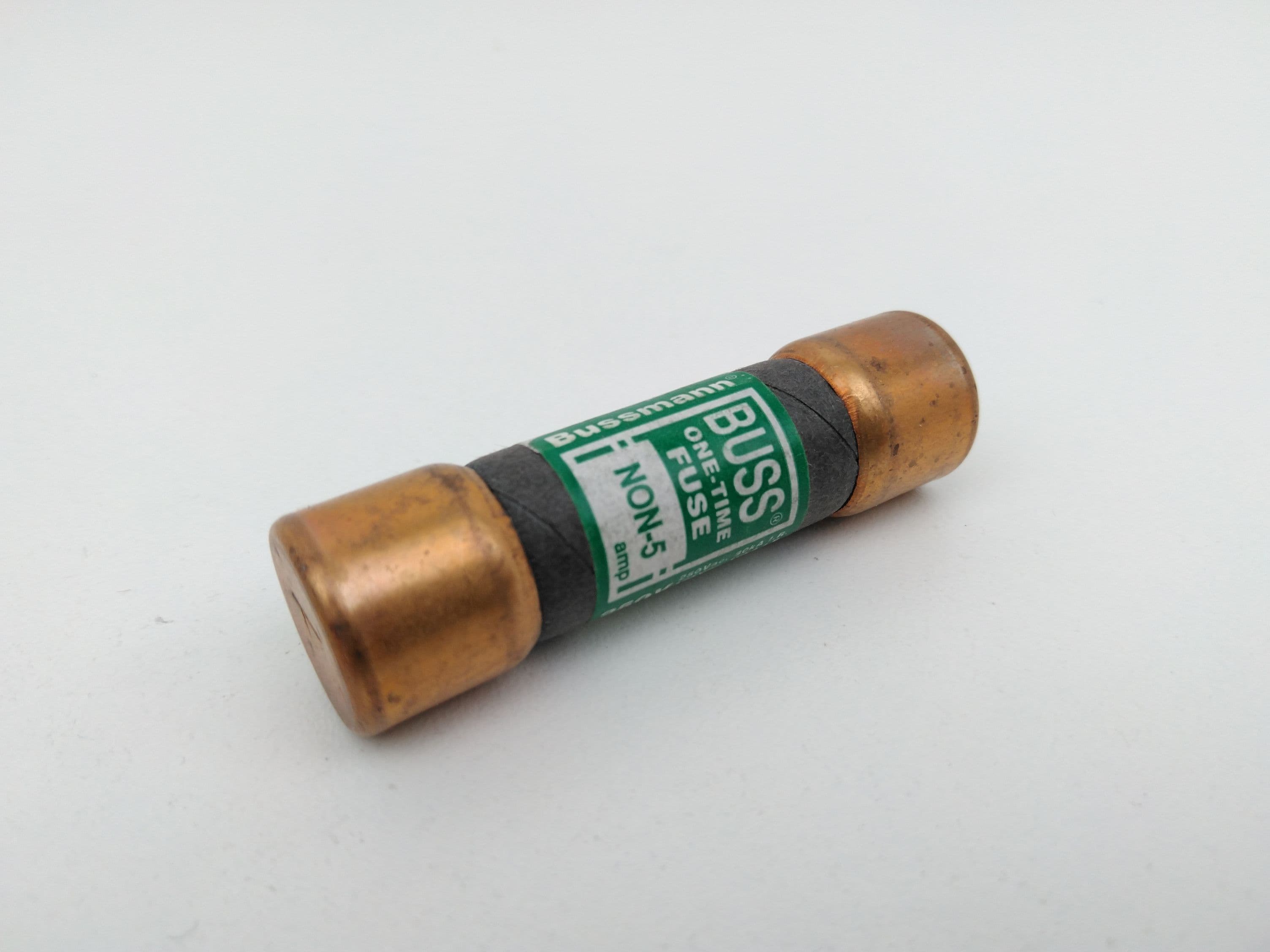 Bussmann NON-5 One-Time 5A 250V Fuses