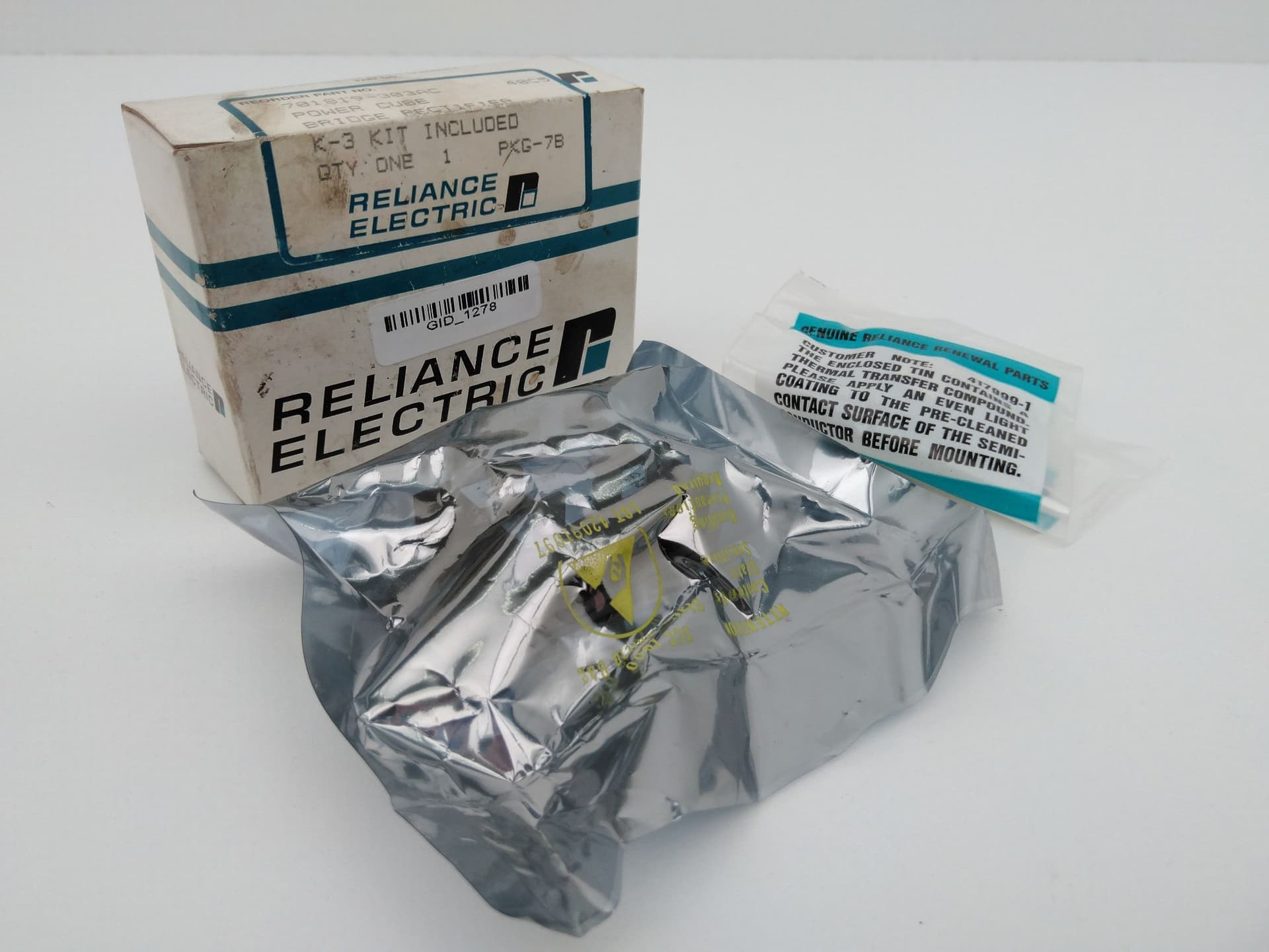 Reliance Electronic 701819-303AC Power Cube Bridge Rectifier