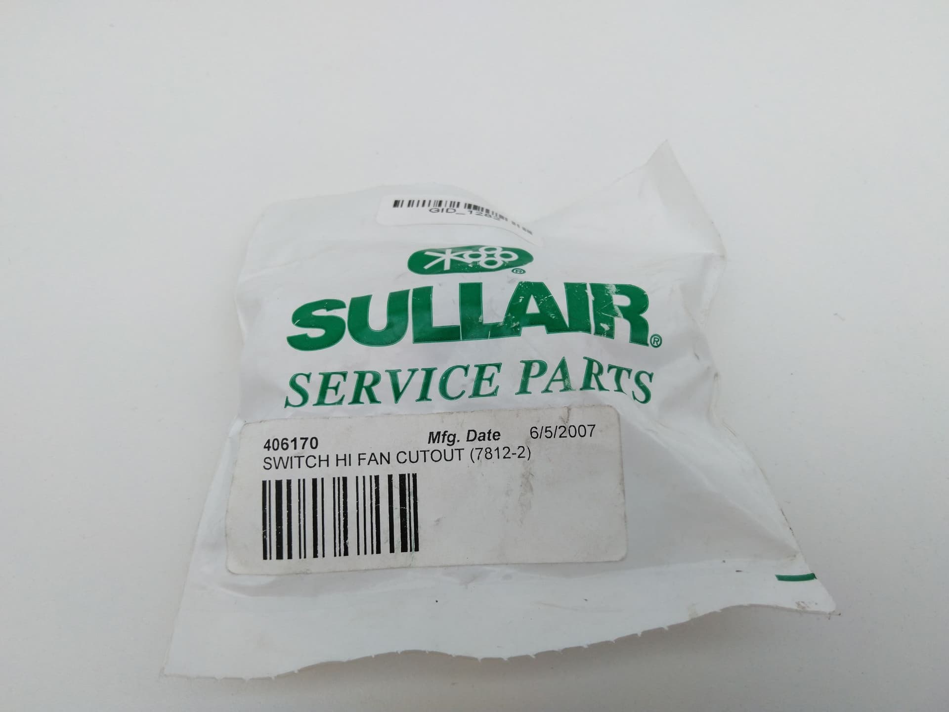 Sullair 406170 Switch HI Fan Cutout