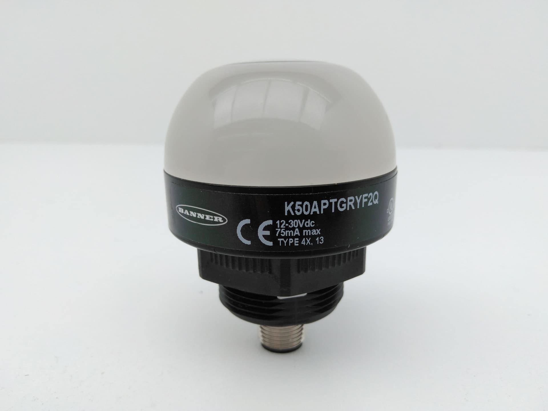 Banner Engineering K50APTGRYF2Q EZLight Touch Illuminated Multipurpose Button