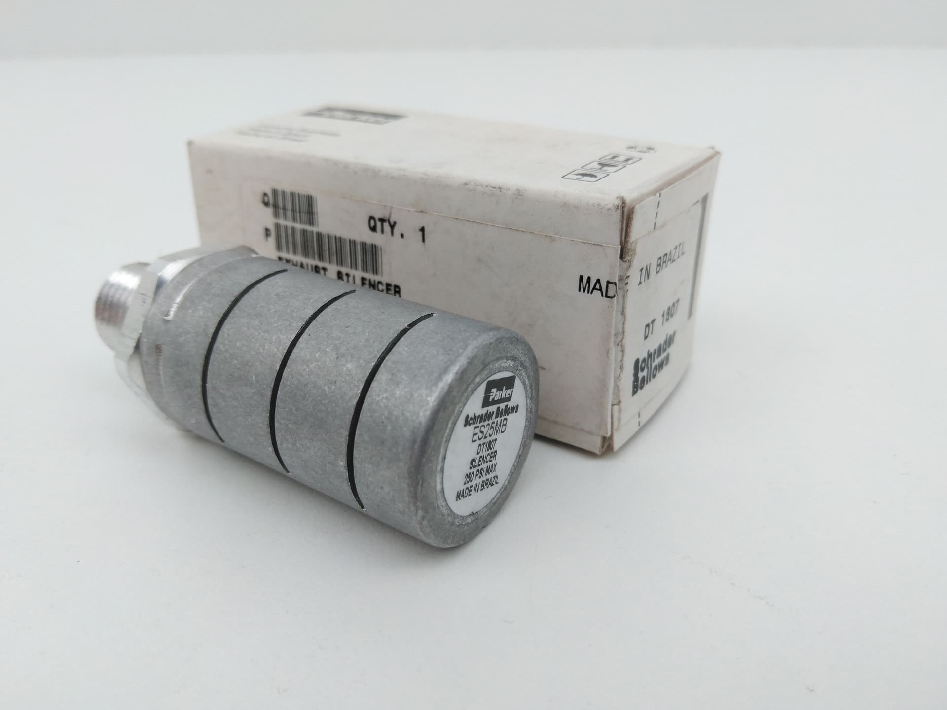 Parker ES25MB Pneumatic Aluminum Exhaust Silencer, 1/4” NPT 250PSI