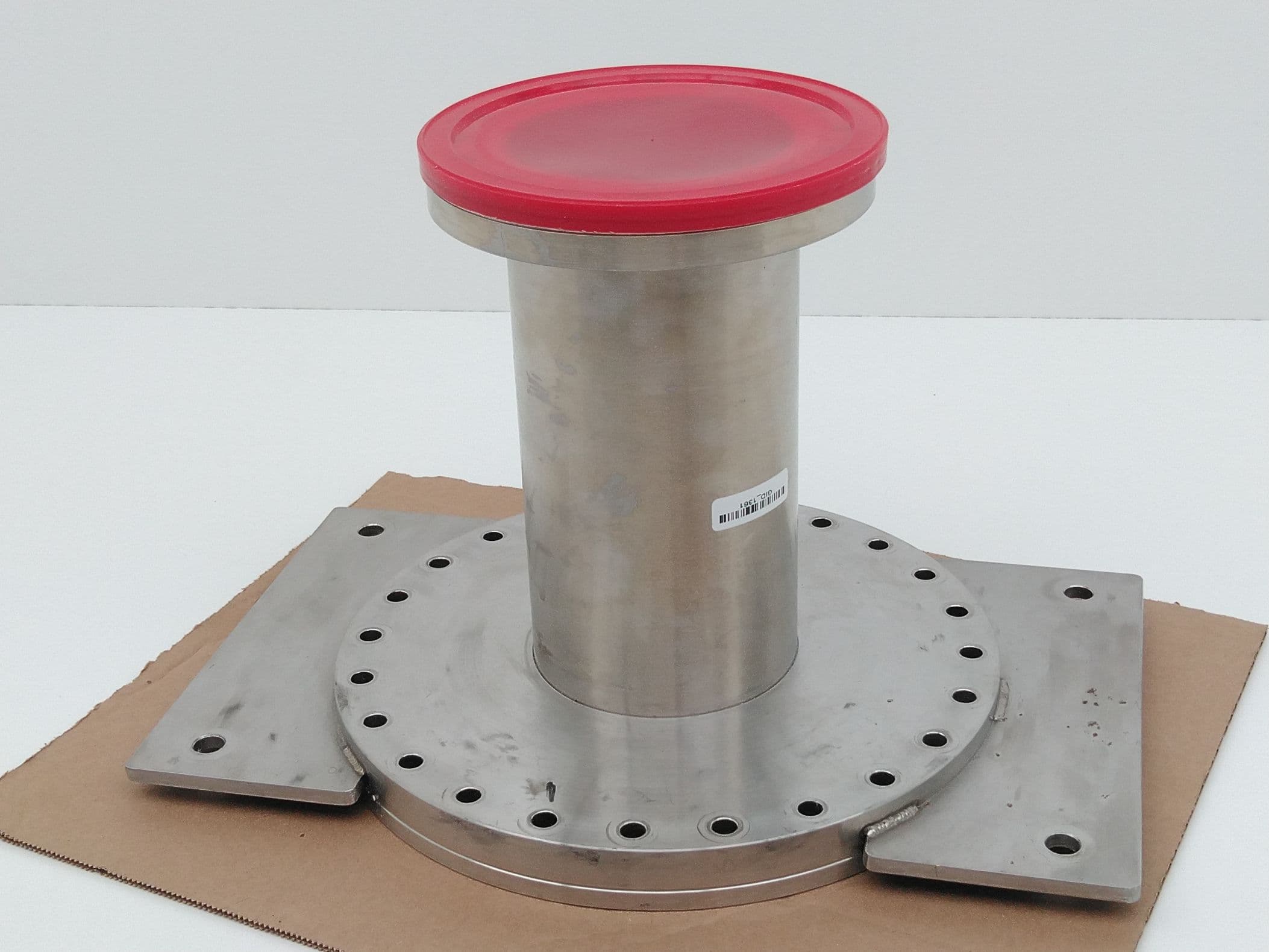 Conflat Flange Straight 10" to 6" Reducing Nipple, 9" Long