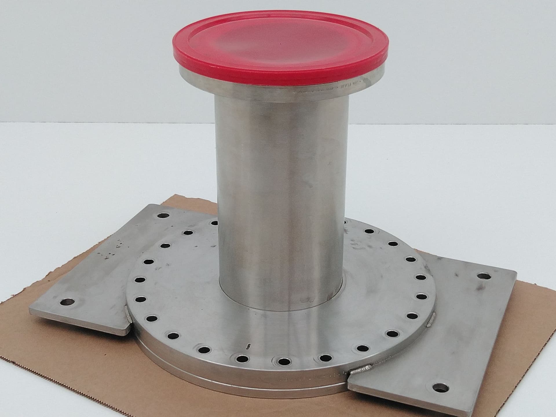 Conflat Flange Straight 10" to 6" Reducing Nipple, 9" Long