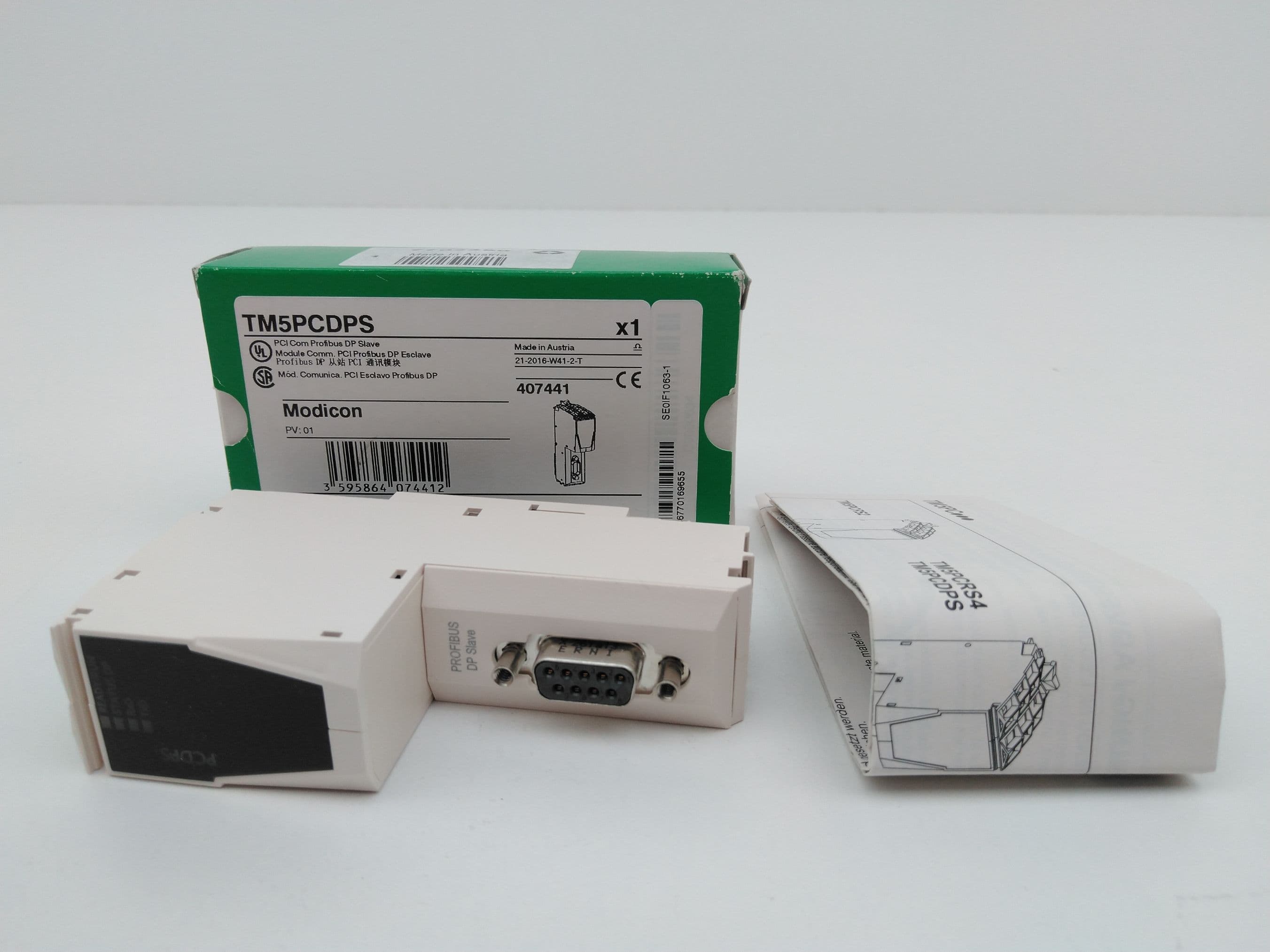 Schneider Electric TM5PCDPS Profibus DP Communication Module, Modicon TM5