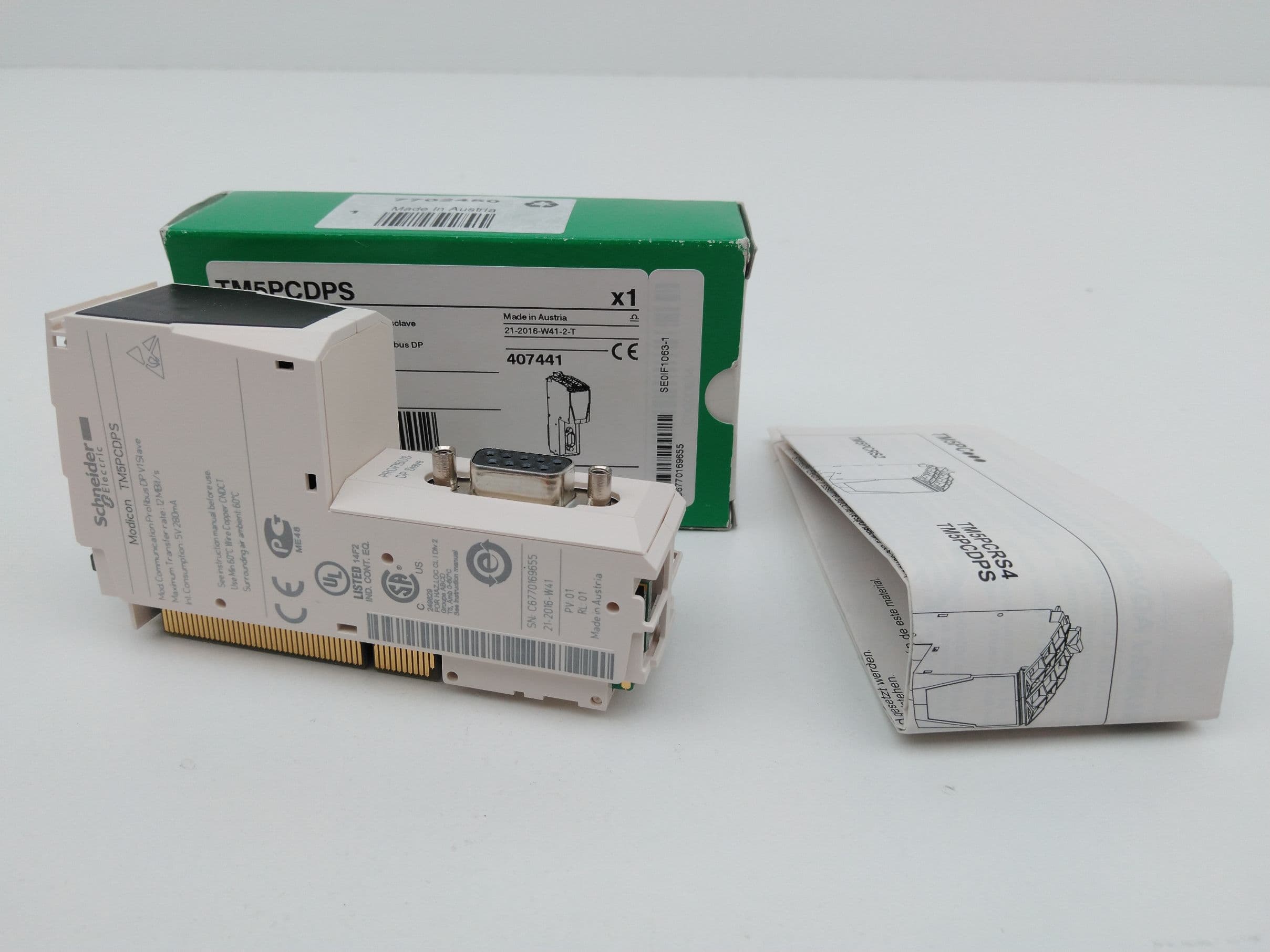 Schneider Electric TM5PCDPS Profibus DP Communication Module, Modicon TM5