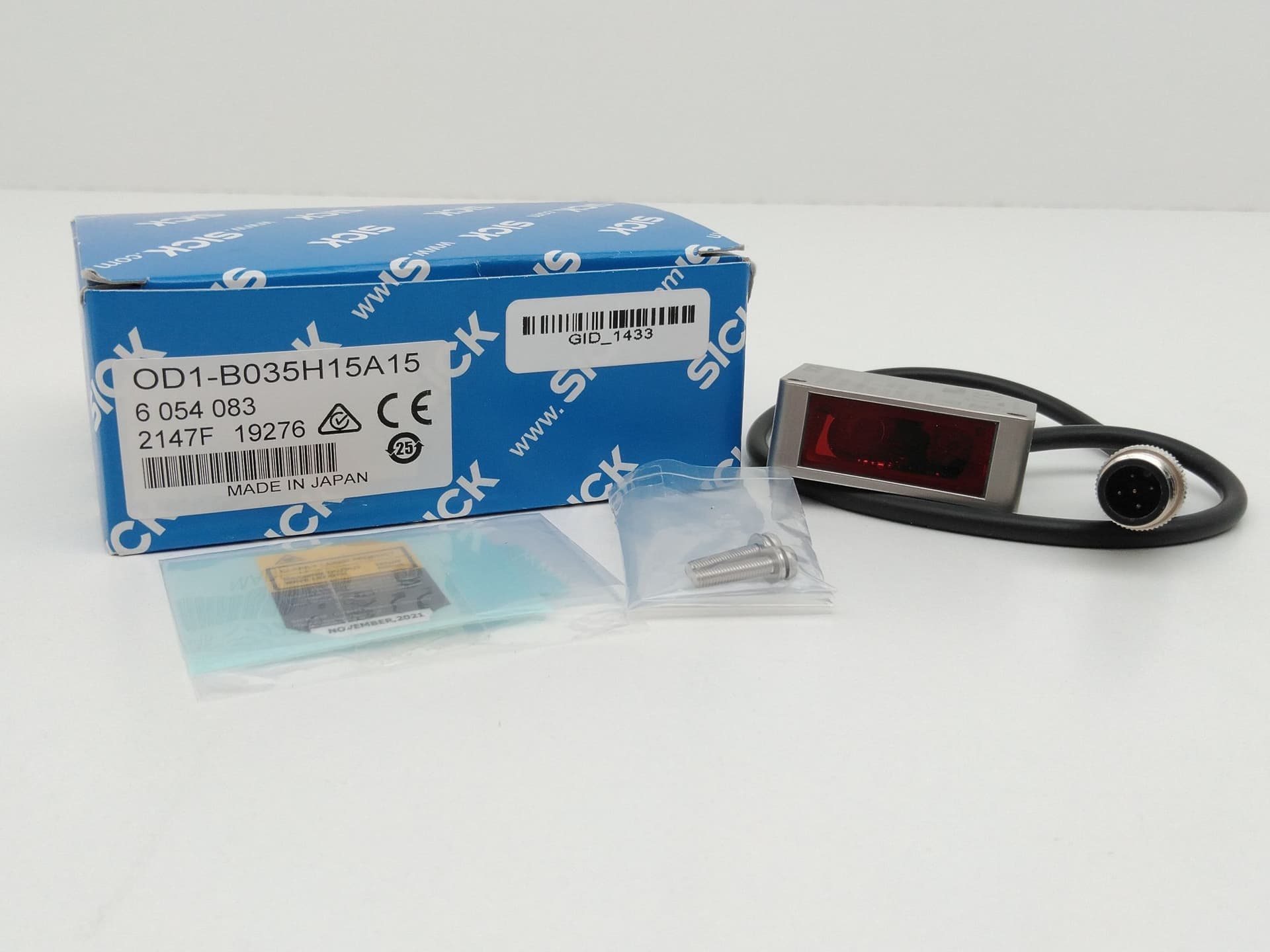 Sick OD1-B035H15A15 Distance Sensor, Displacement, 20-50 mm