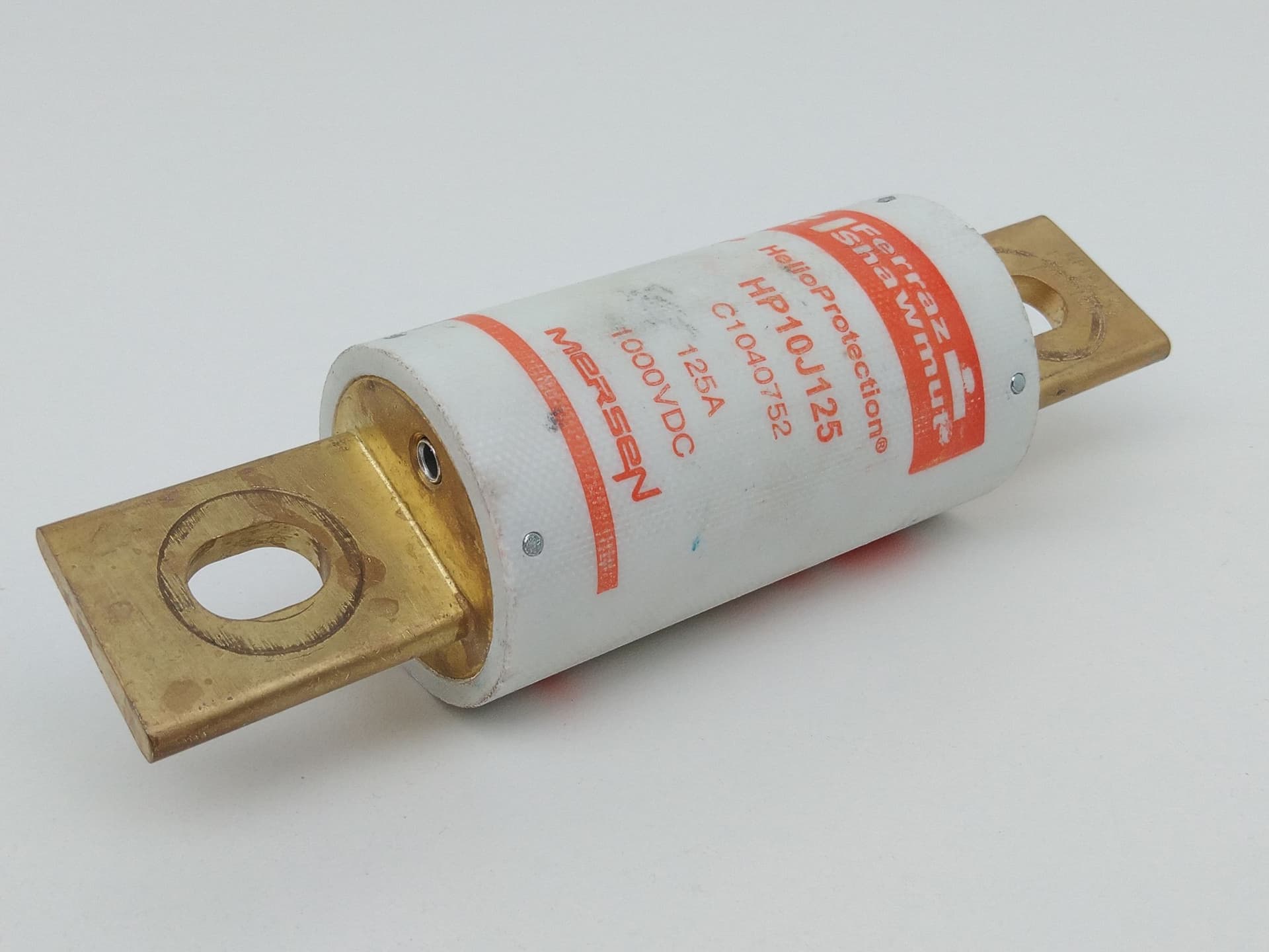 Mersen Ferraz Shawmut HP10J125 HelioProtection 125A 1000V Photovoltaic Fuse