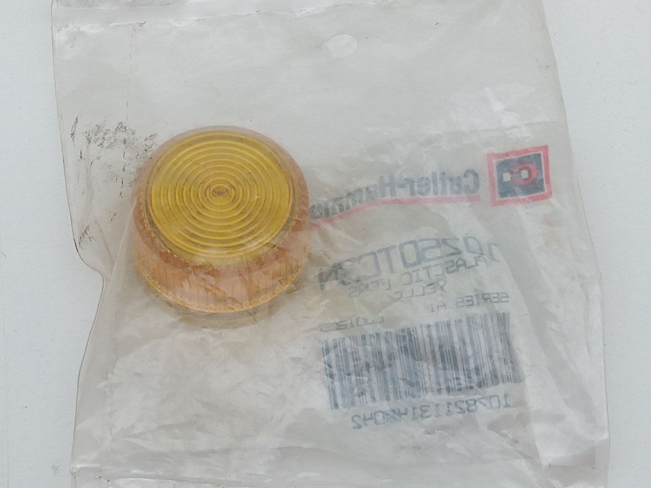 Eaton / Cutler Hammer 10250TC3N Yellow Plastic Replacement Pushbutton Lens
