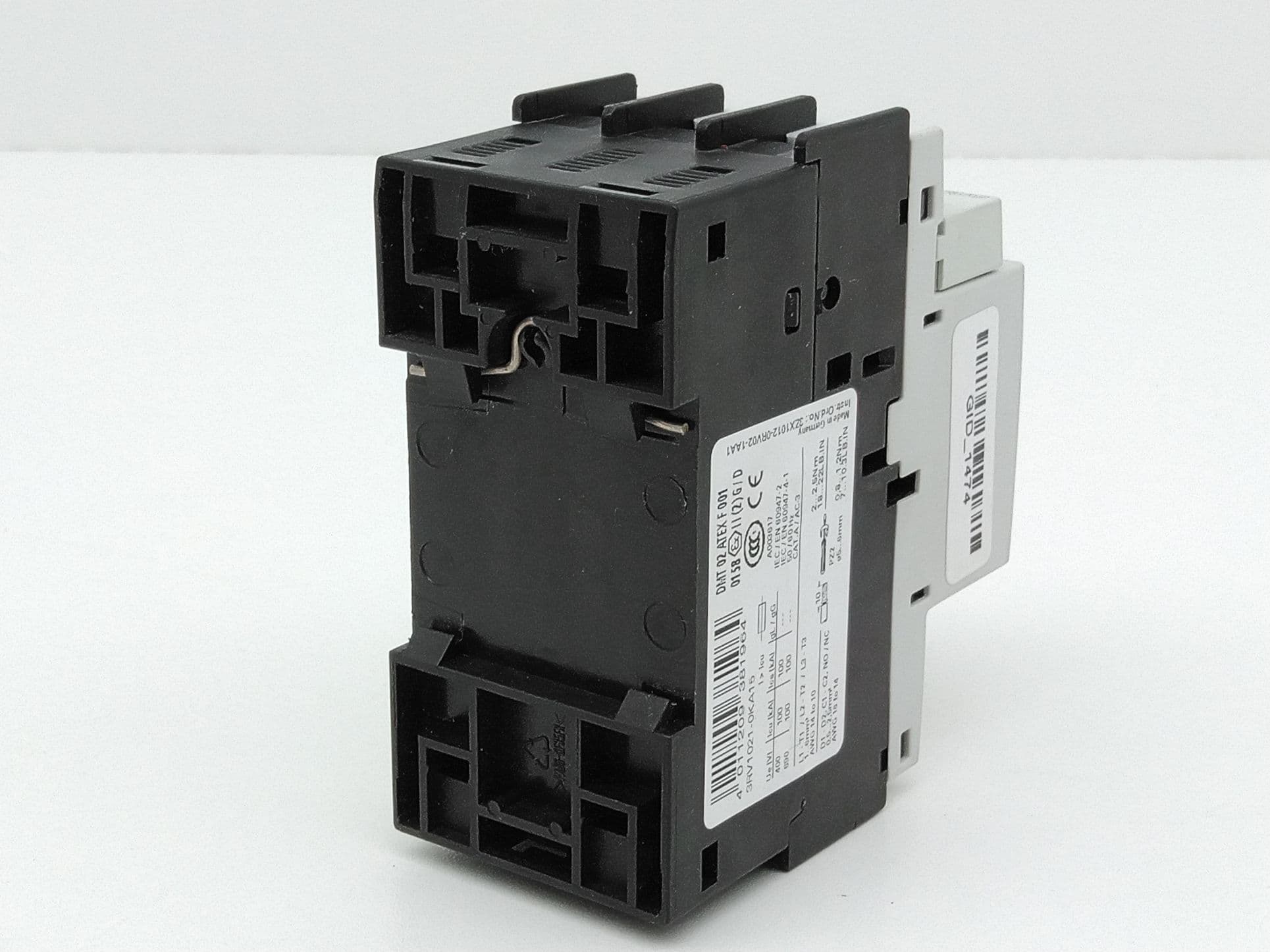 Siemens 3RV1021-0KA15 Motor Protection Circuit Breaker