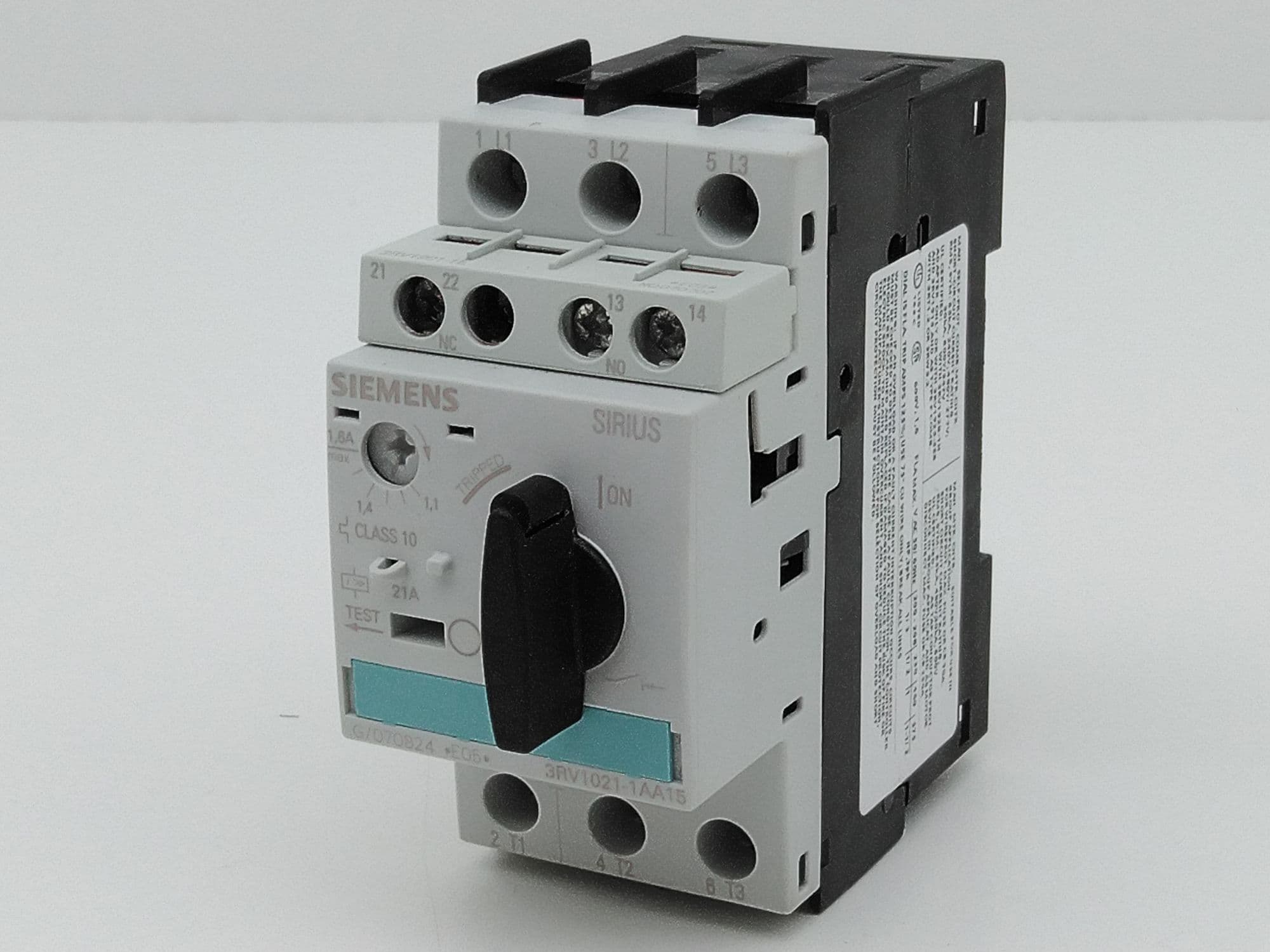 Siemens 3RV1021-1AA15 Motor Protection Circuit Breaker