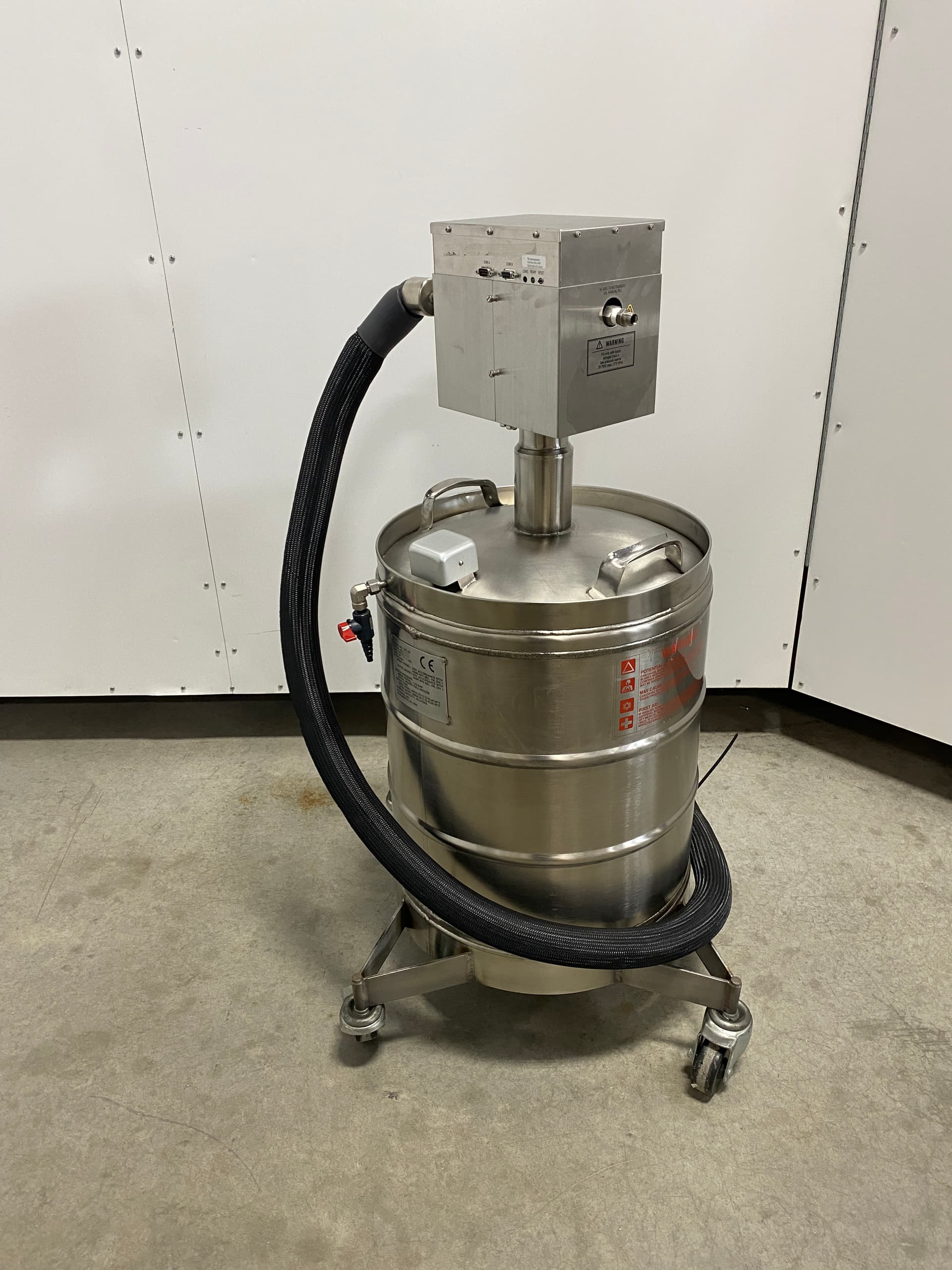 Cryofab CFL-50 50 Liter LN2 Dewar with TA Instruments Auto GCA Autofill