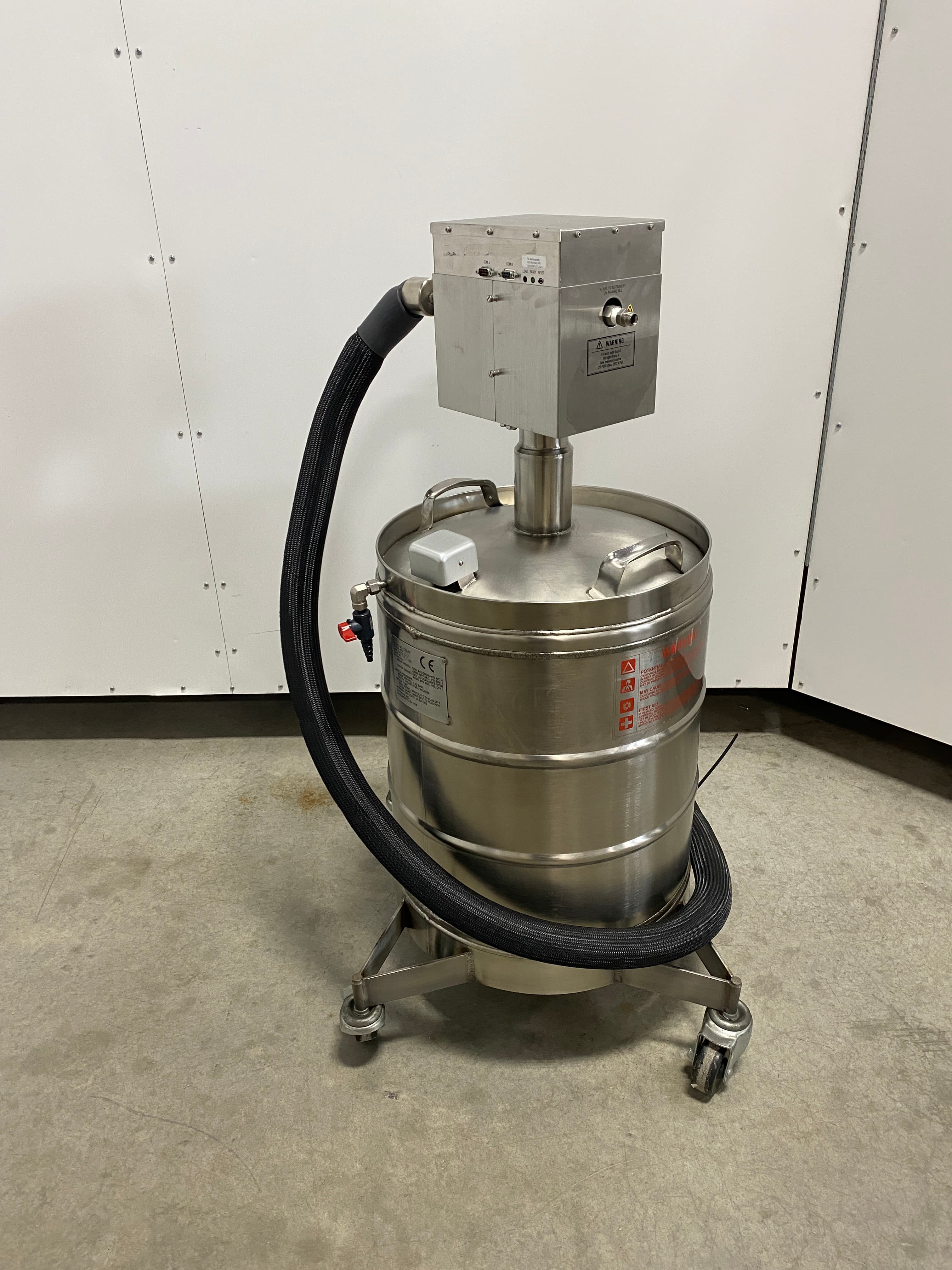 Cryofab CFL-50 50 Liter LN2 Dewar with TA Instruments Auto GCA Autofill