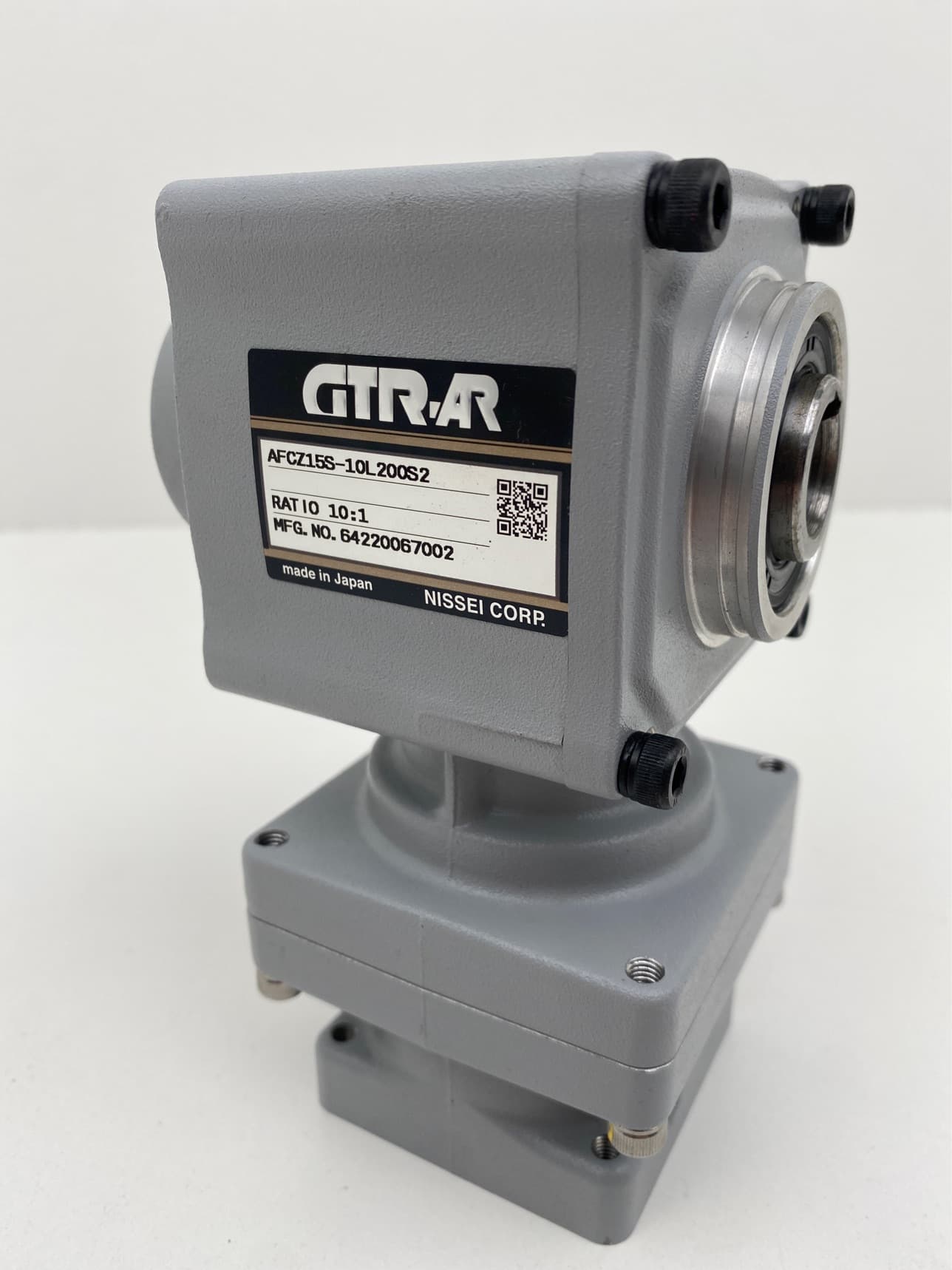 Nessei AFCZ15S-10L200S2 High Precision Reducer Right Angle Shaft 10:1 Ratio