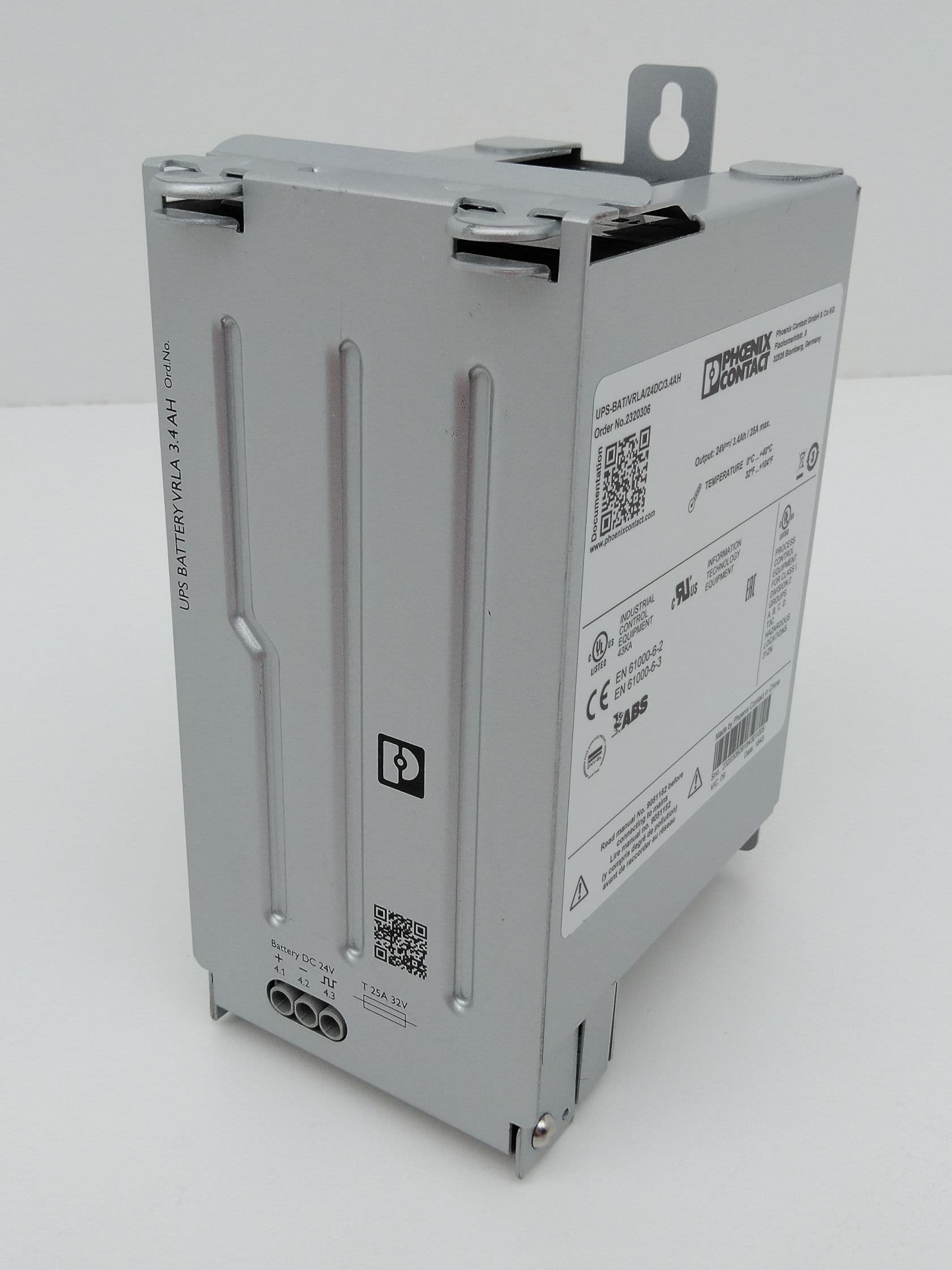 Phoenix Contact UPS-BAT/VRLA/24DC/3.4AH 2320306 Back up Battery Pack