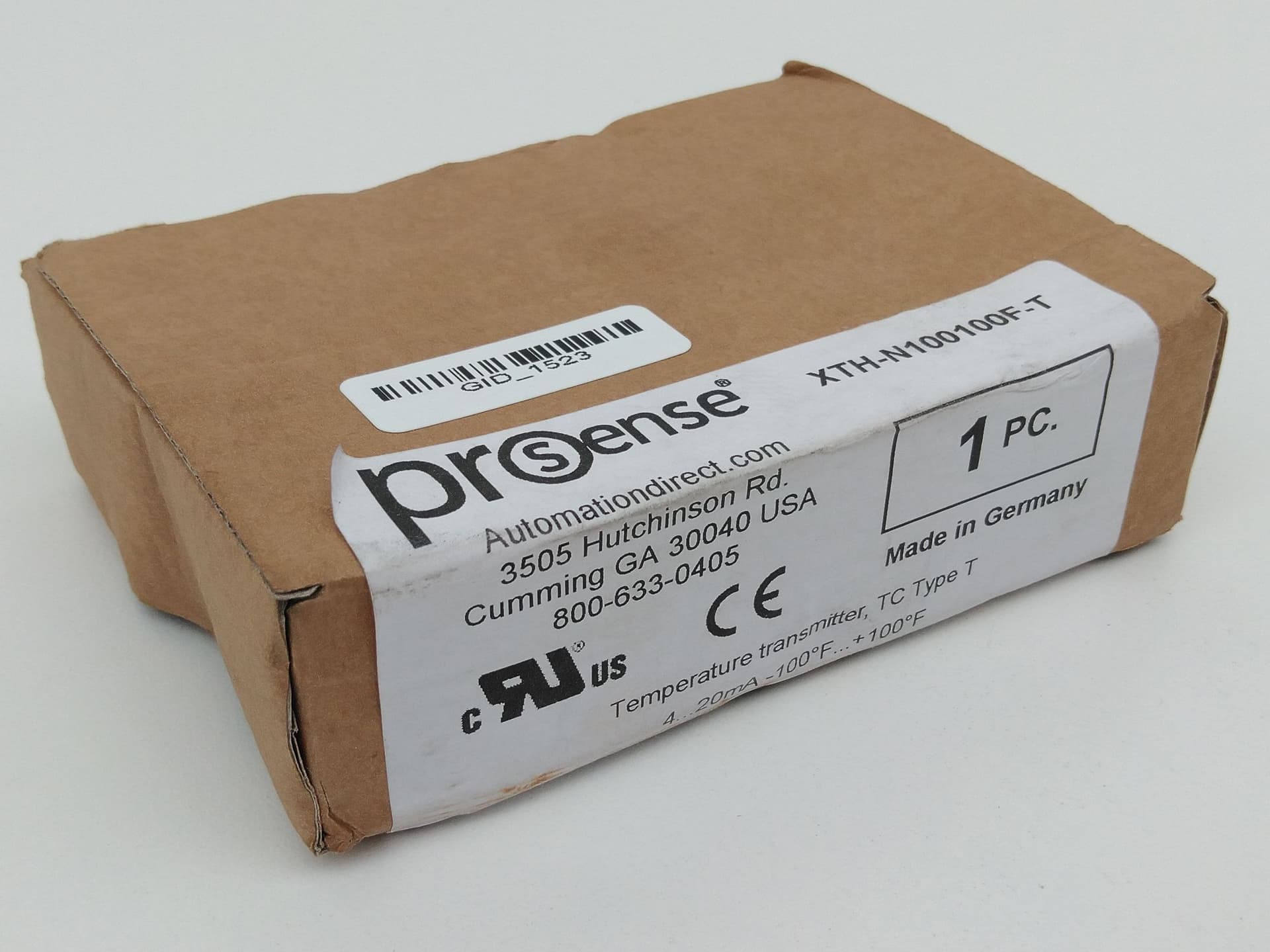 Automation Direct XTH-N100100F-T Prosense Temperature Transmitter