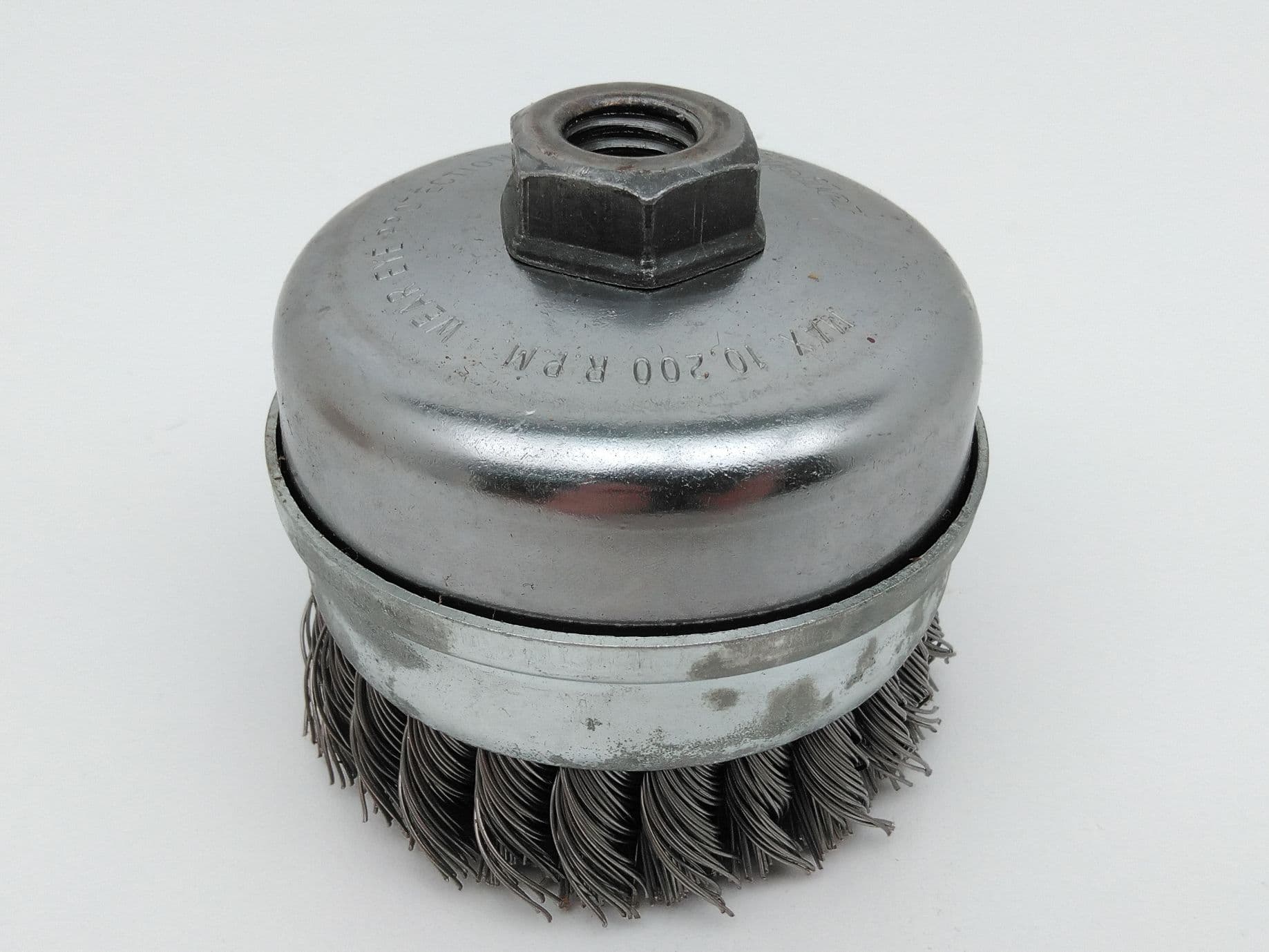 Weiler 12301 Heavy Duty Cup Brush, 4" 5/8-11 UNC