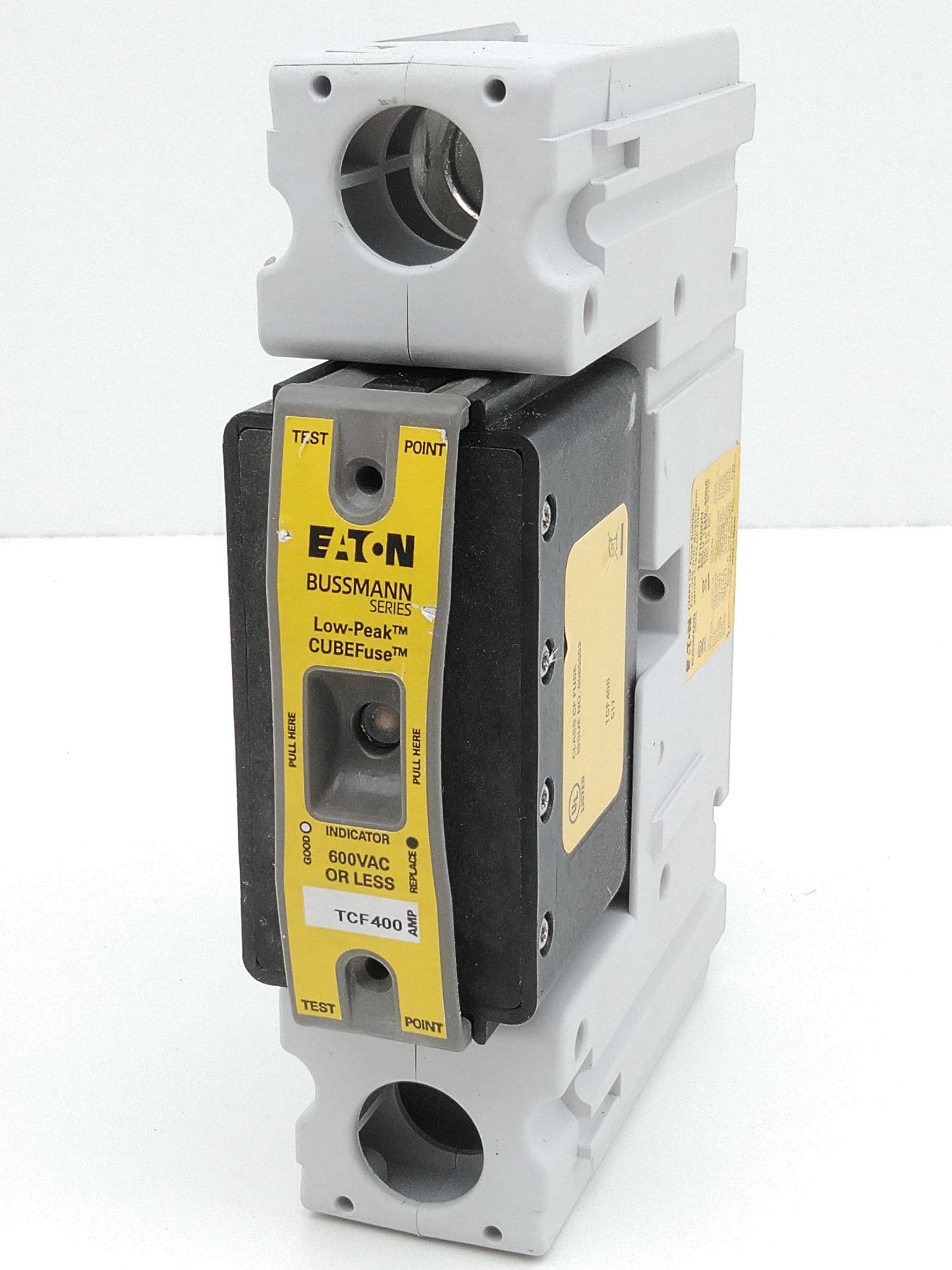 Eaton / Bussmann TCFH400N Low-Peak Fuse Holder w/ TCF400 Fuse, 400A, 600V