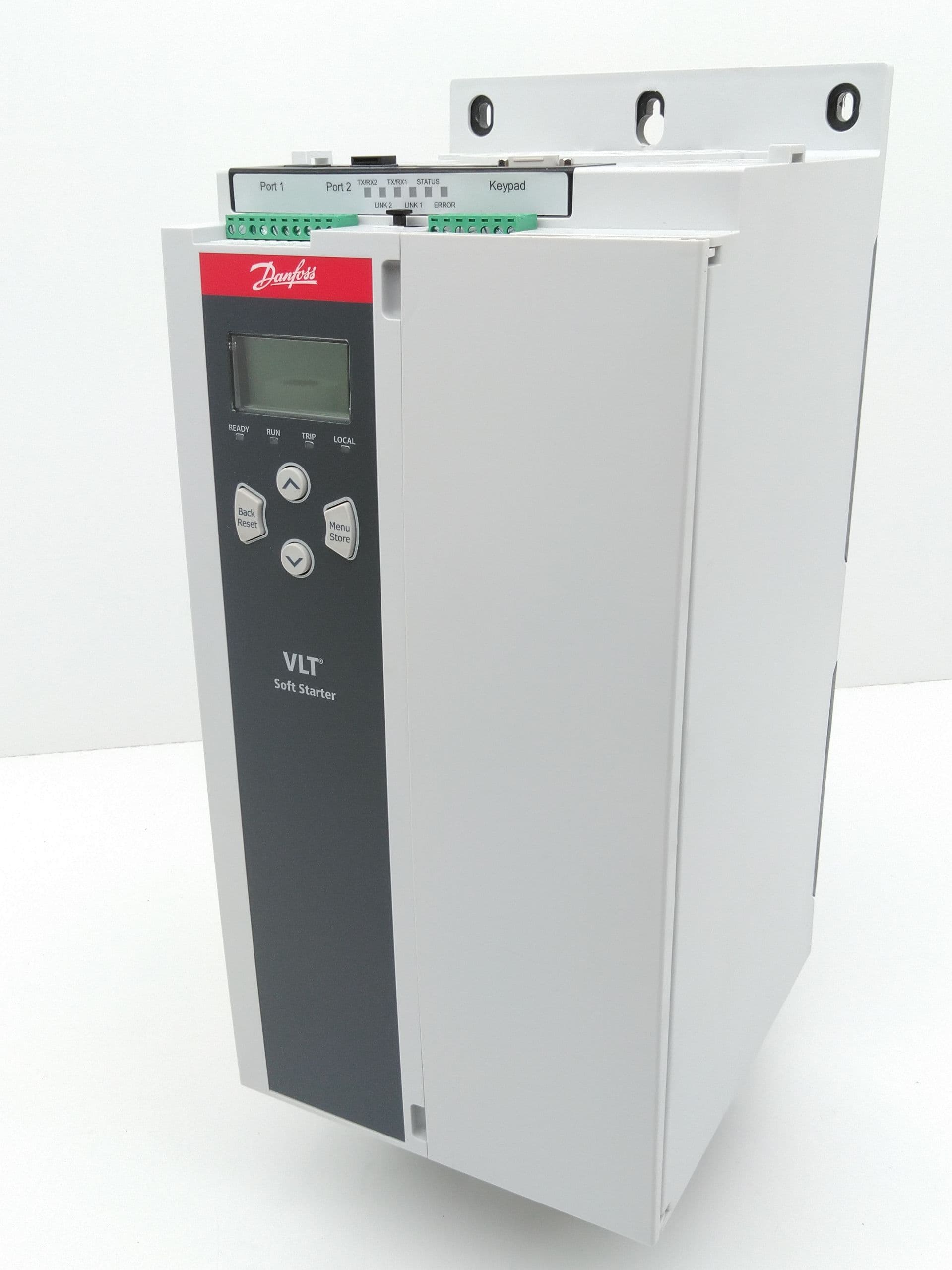 DanFoss MCD6-0287B-T5-S2X-00-CV1 /136G8786 VLT Soft Starter w/ Ethernet OPT.