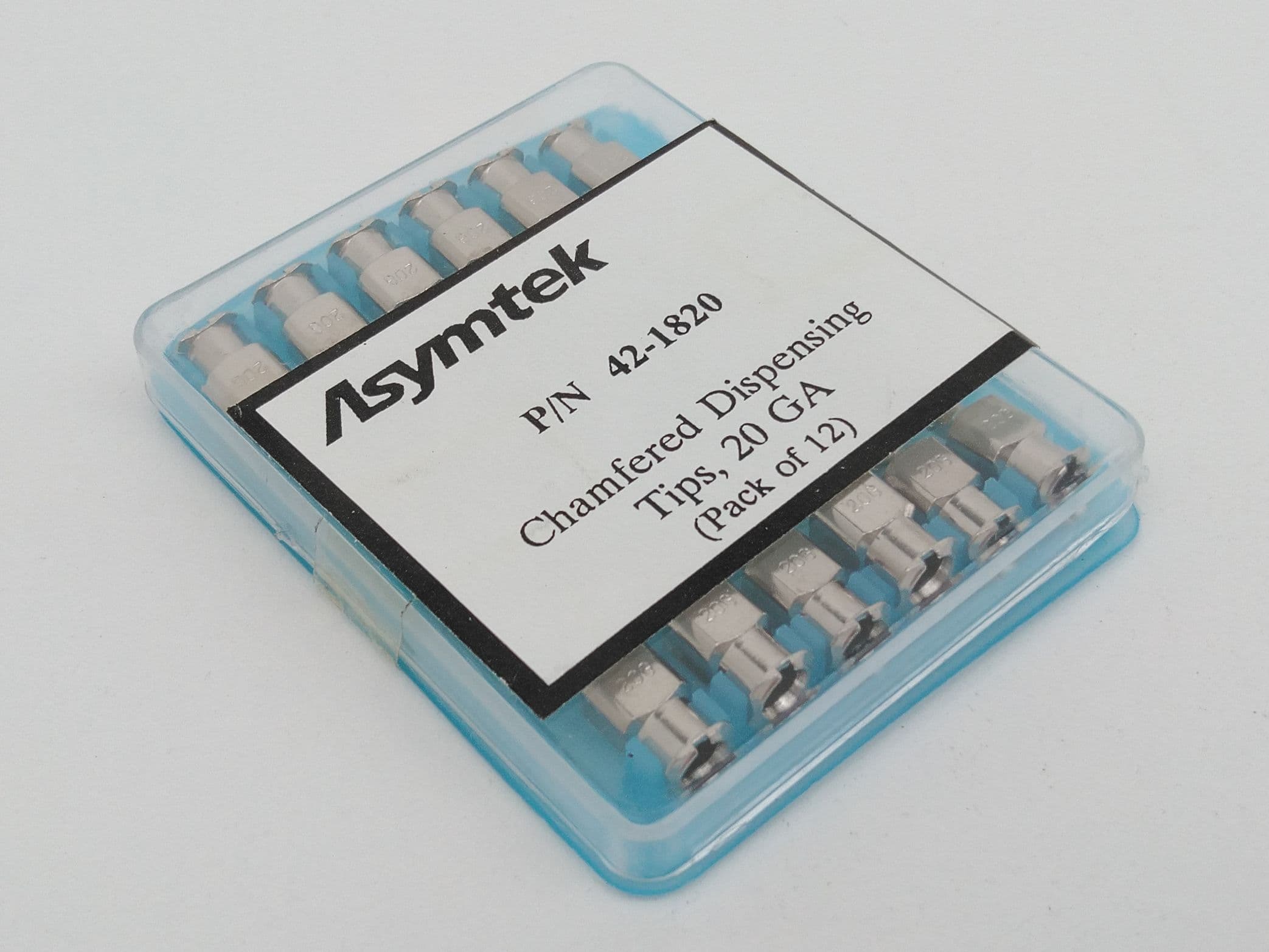 Asymtek 42-1820 Chamfered Dispensing Tips, 20GA