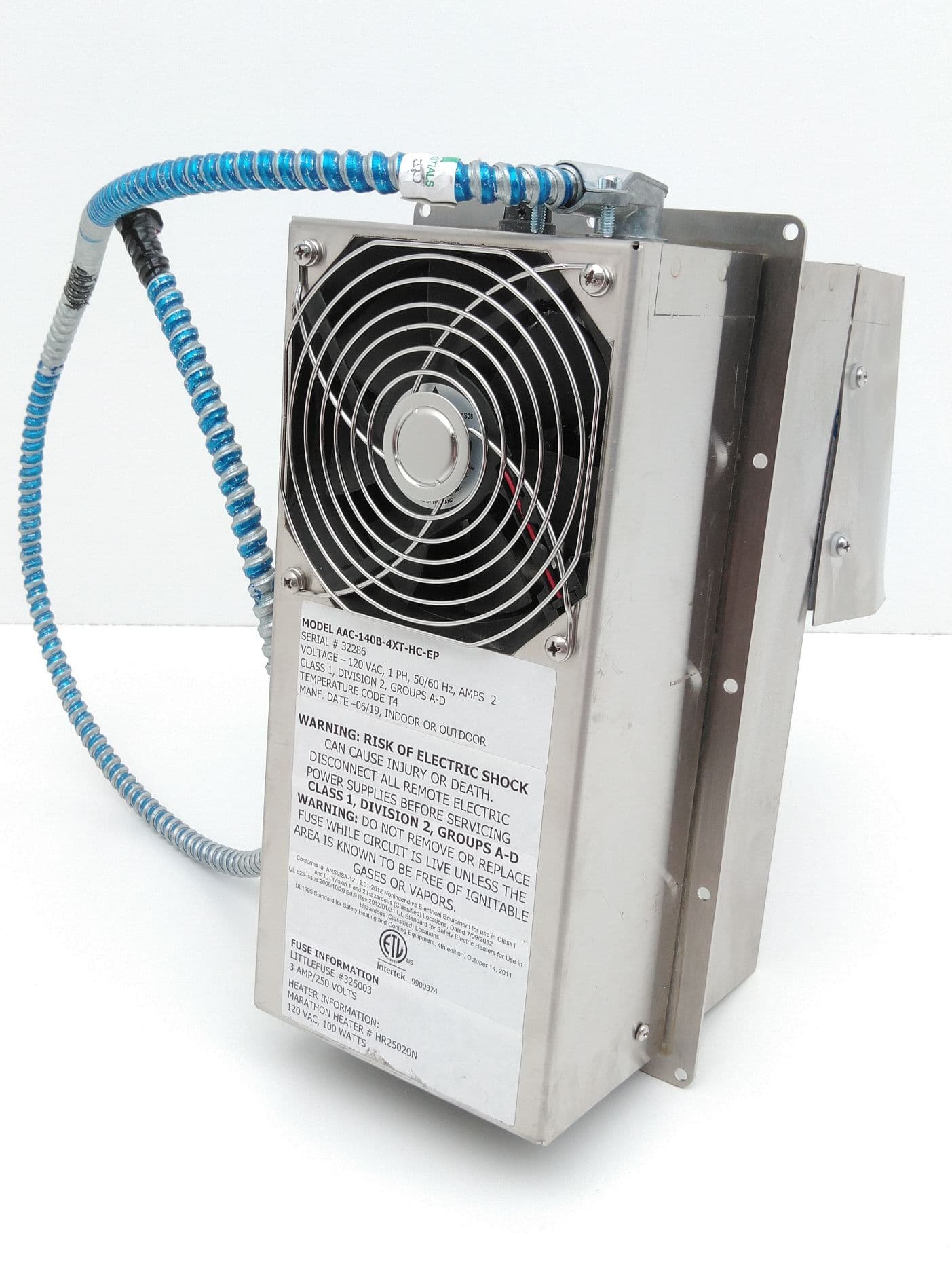EIC Solutions AAC-140B-4XT-HC-EP Solid State Electronic Enclosure AC unit