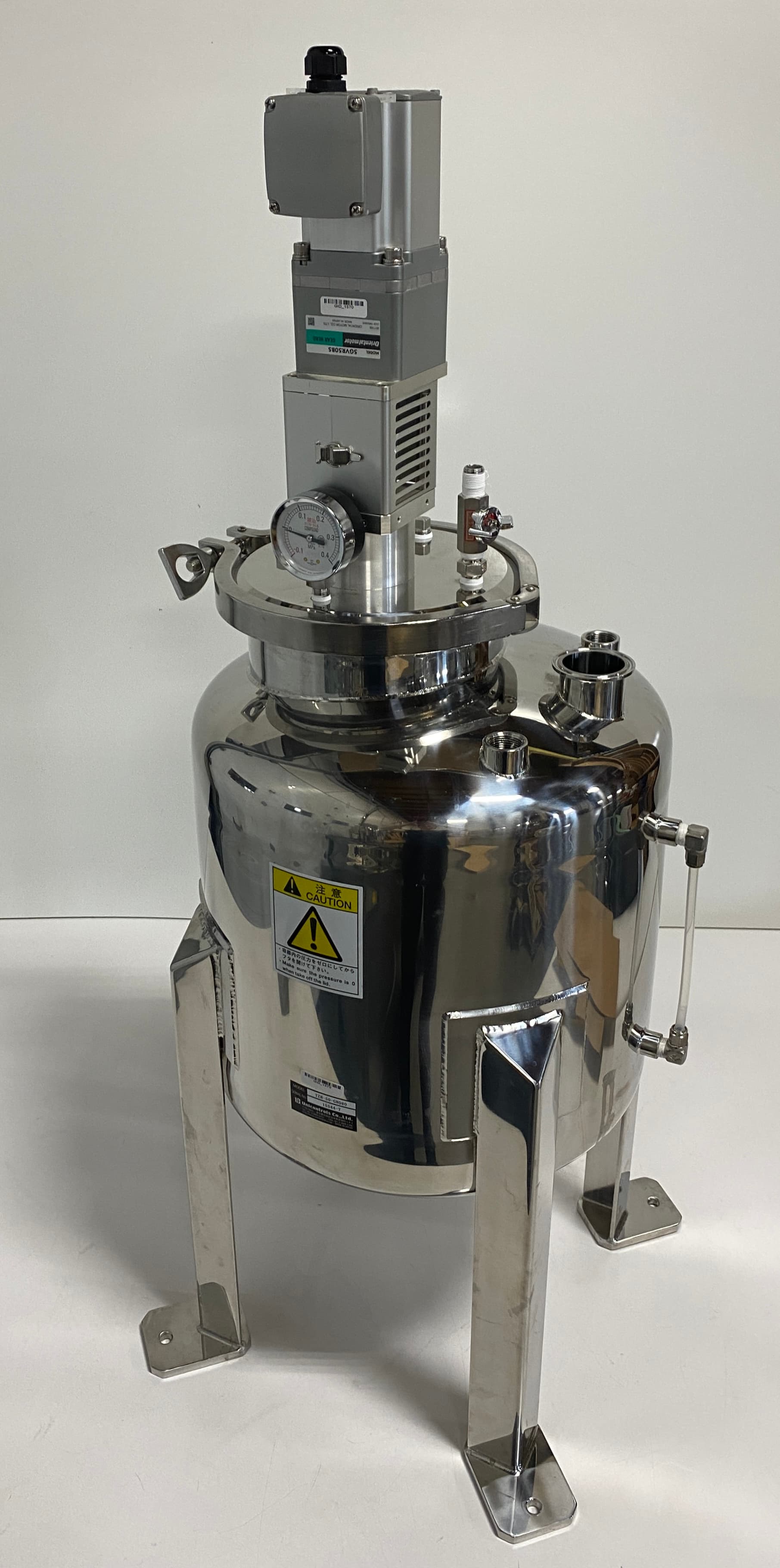Unicontrols Co., LTD TZN-50-GN080 50 Liter Mixing Tank with Mixer