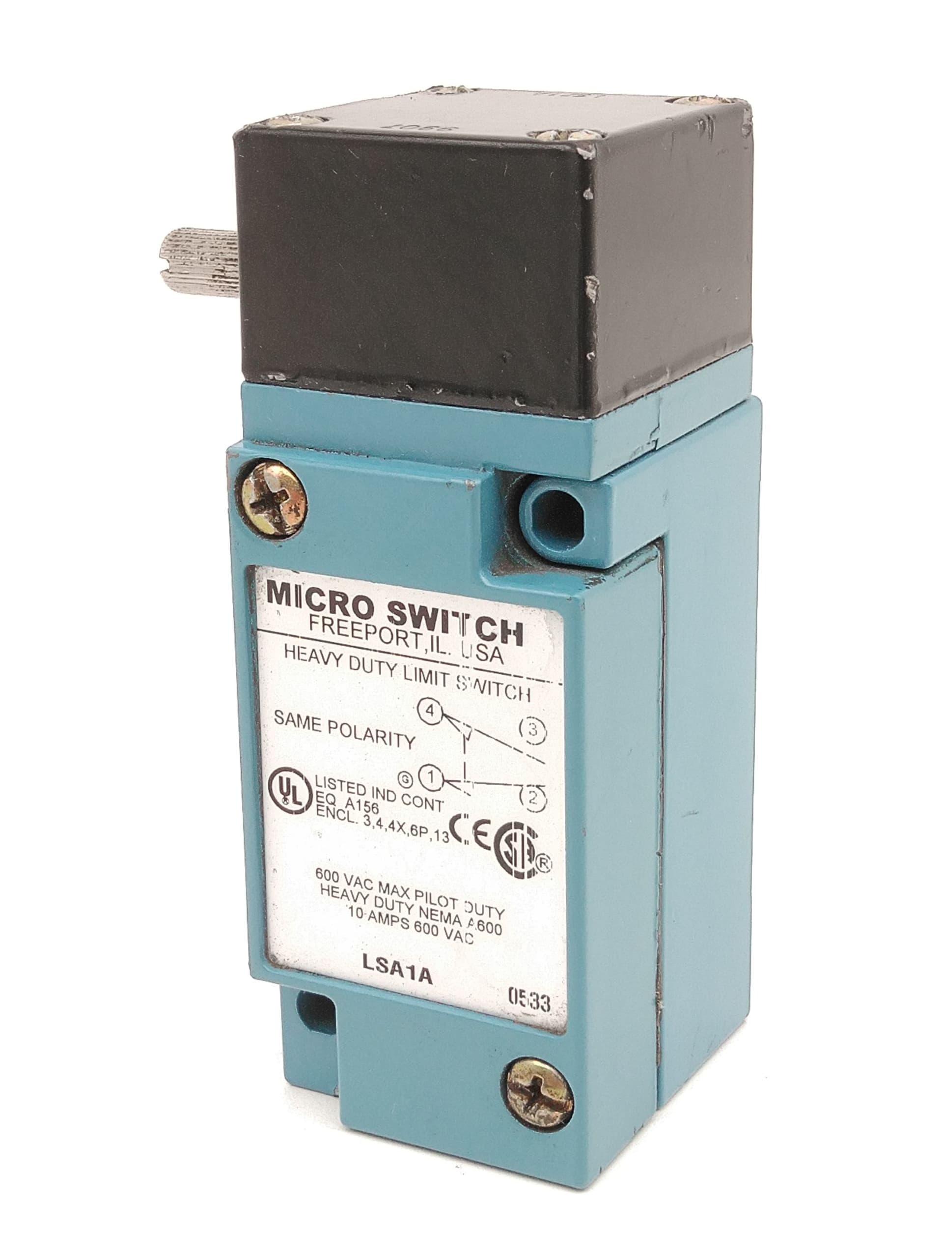 Honeywell LSA1A Heavy Duty Limit Switch,10A, 600VAC