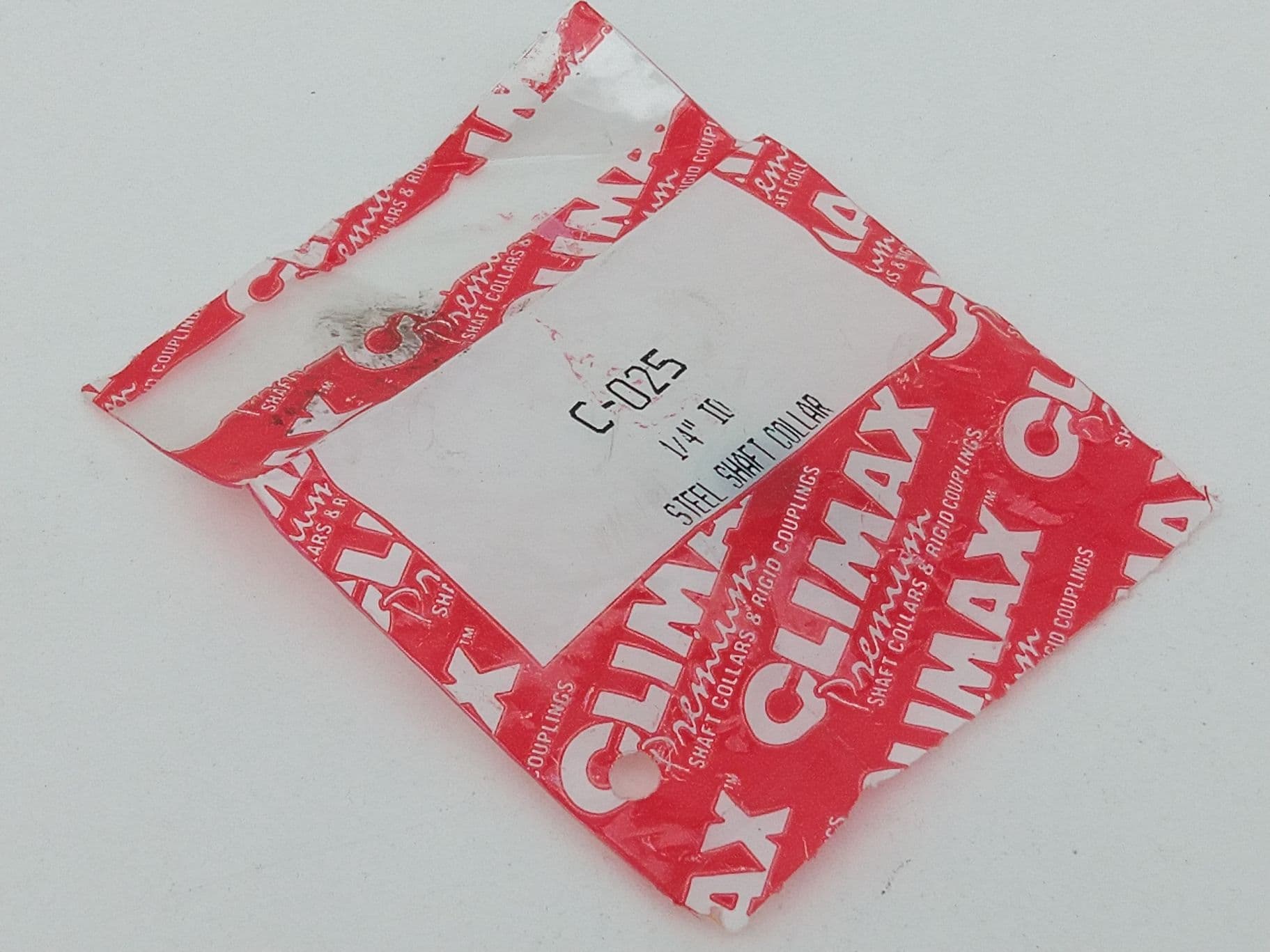 Climax Metal Products C-025 1/4 ID Steel Set Screw Shaft Collar