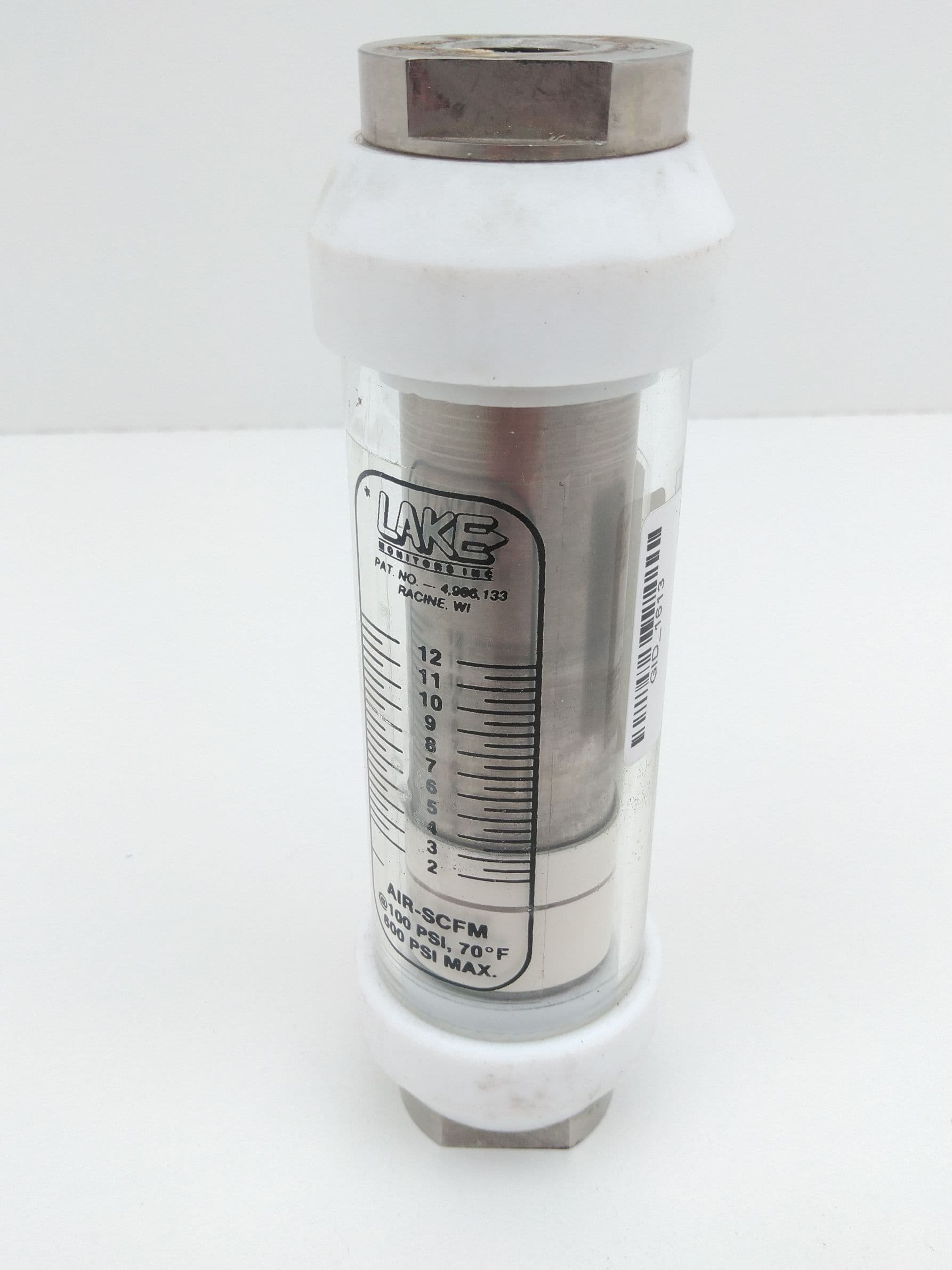 AW Lake Monitors J3S-4AA01 High Temp Flow Meter,2-12 SCFM