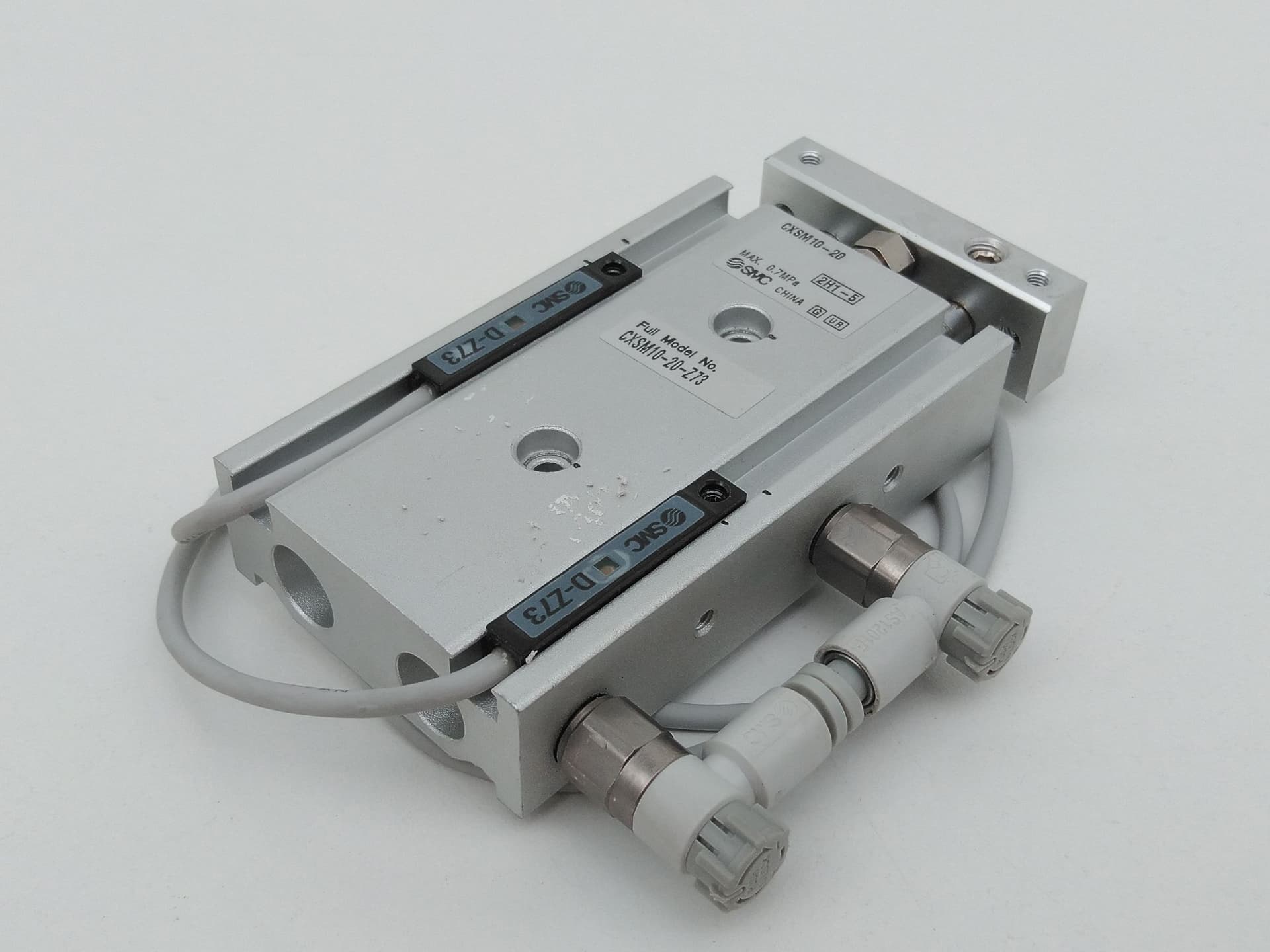 SMC CXSM10-20-Z73 Guided, Dual Rod, Pneumatic Cylinder,10mm Bore, 20mm Stroke