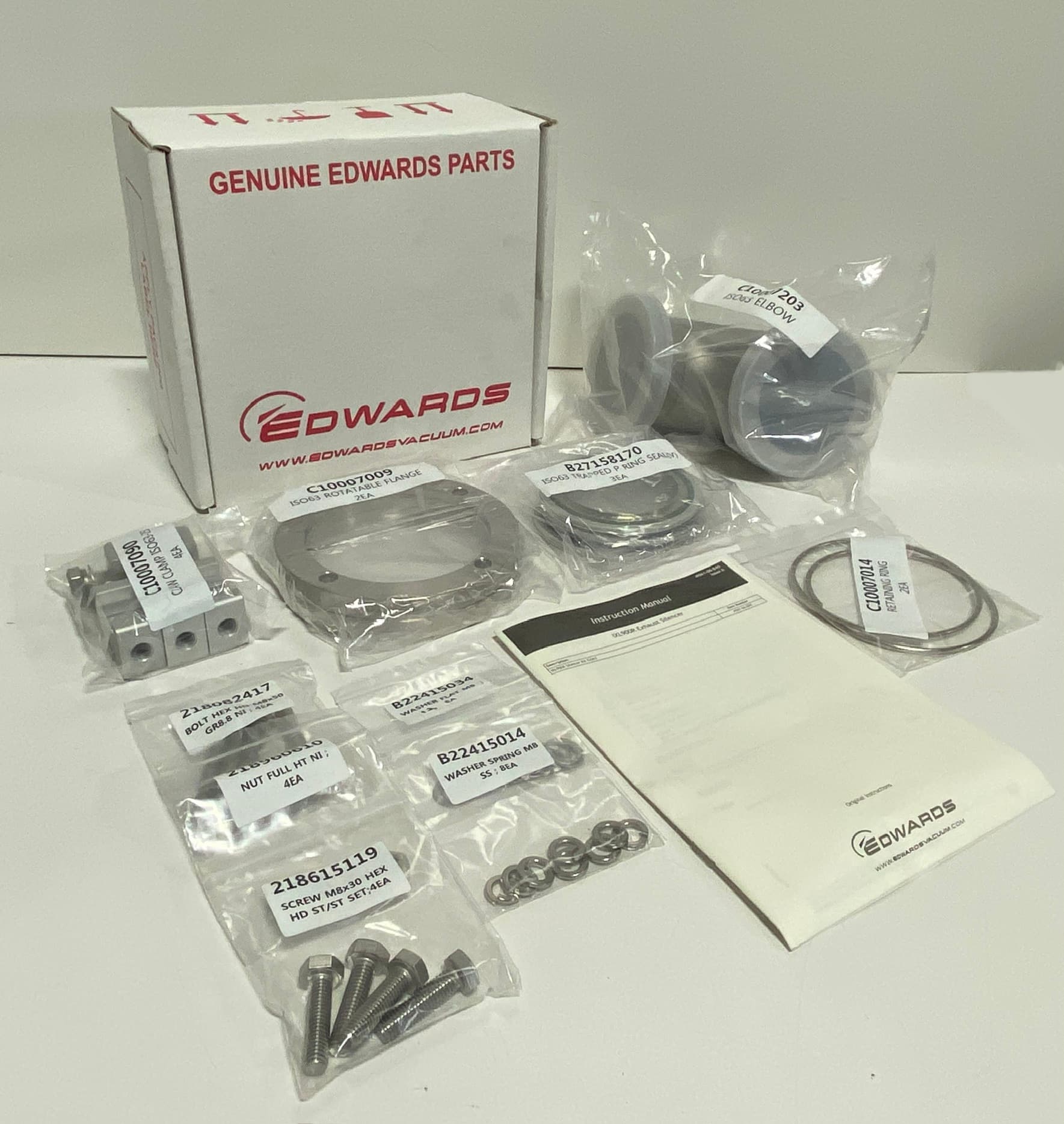 Edwards A507-60-000 iXL900 Exhaust Silencer Kit ISO63