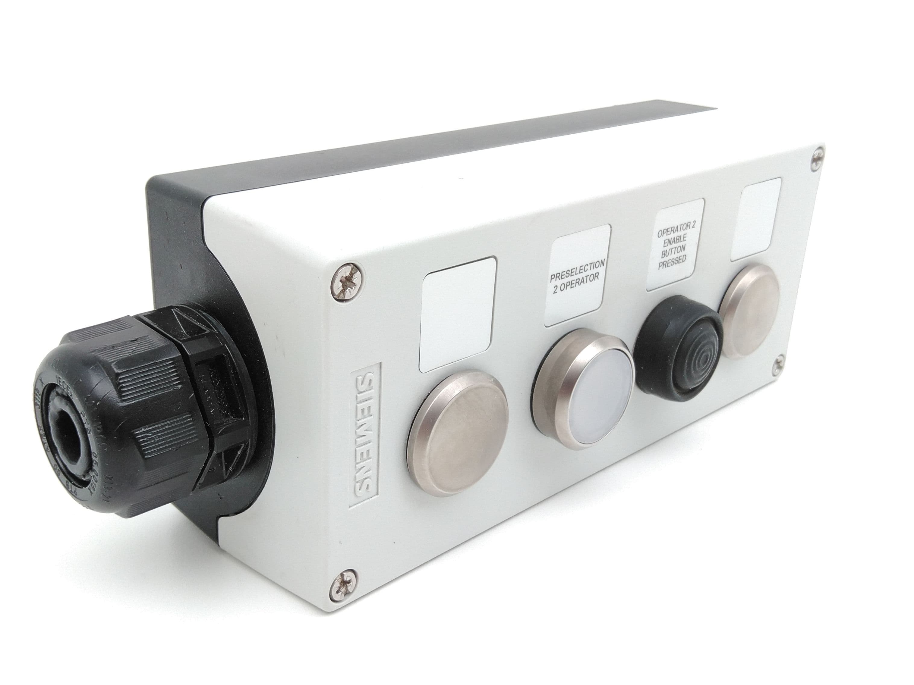Siemens 3SU1804-0AA00-0AB1 4 Button Enclosure For Command Devices