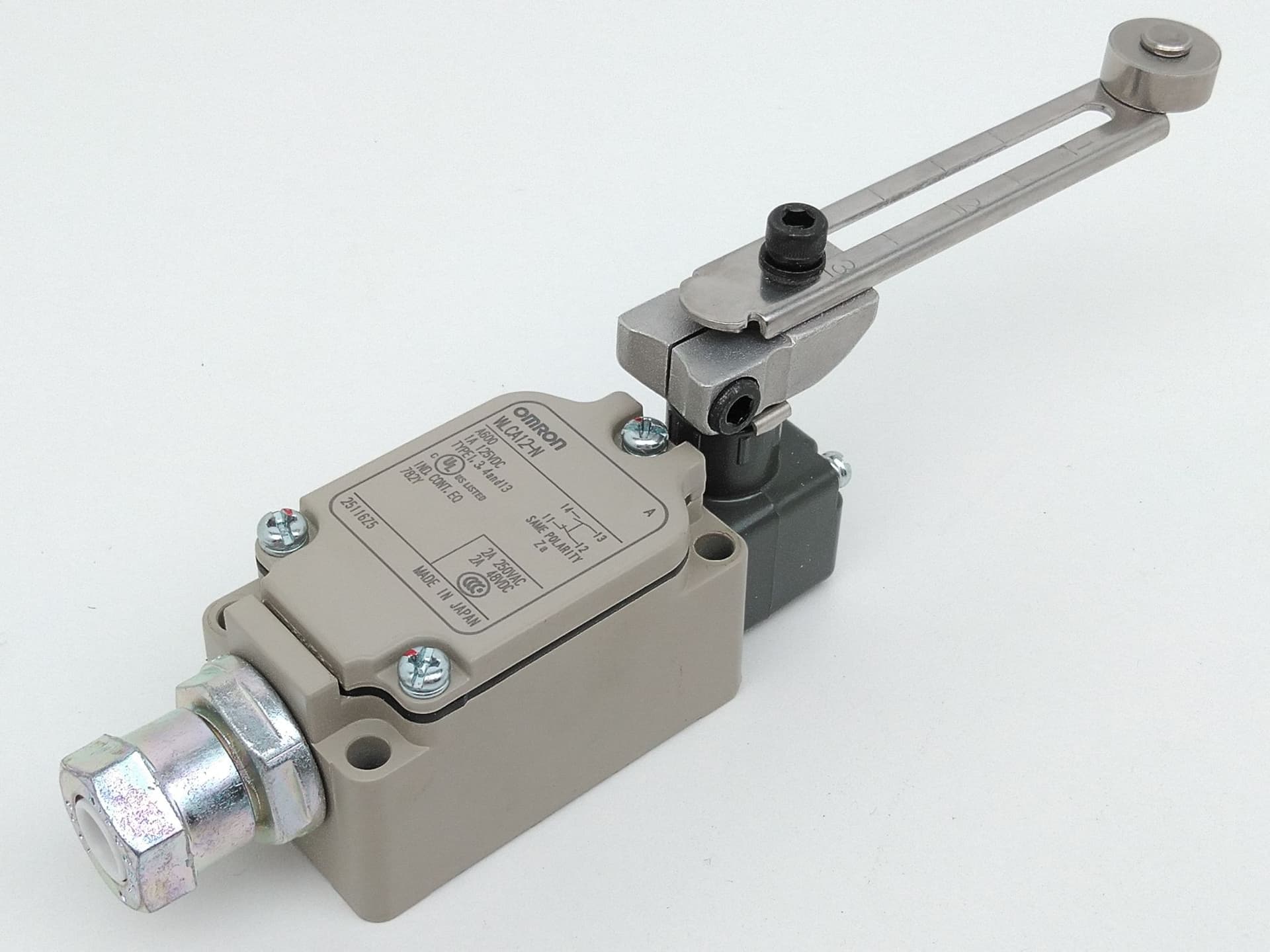 Omron WLCA12-N Limit Switch with Adjustable Roller