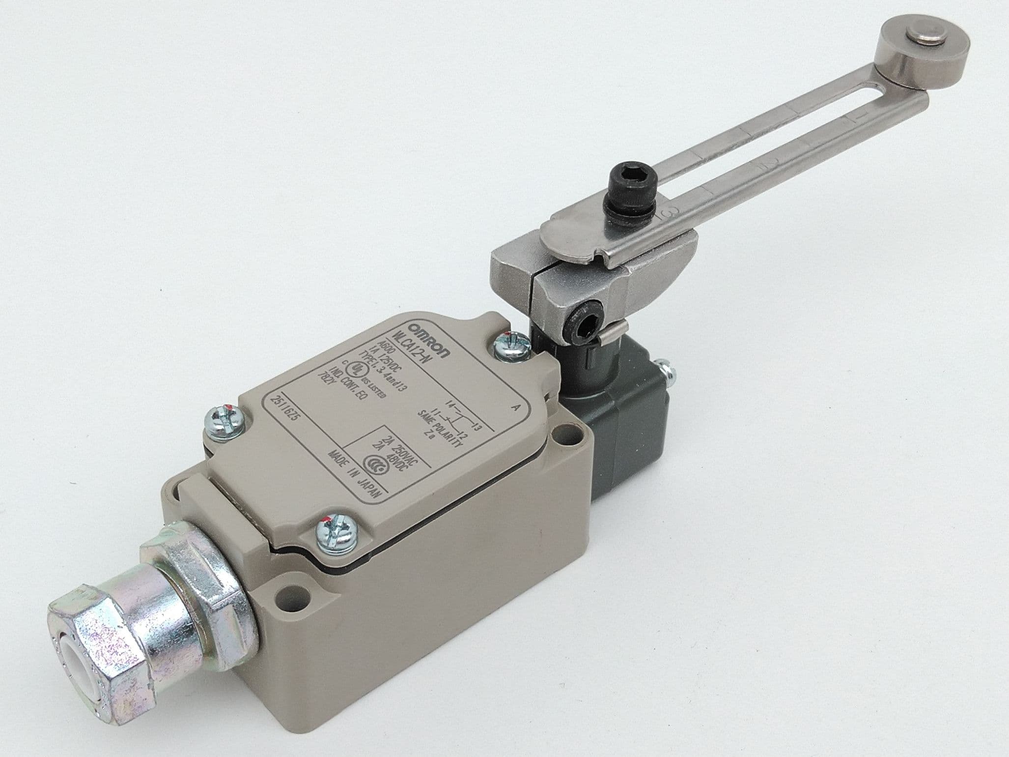 Omron WLCA12-N Limit Switch with Adjustable Roller