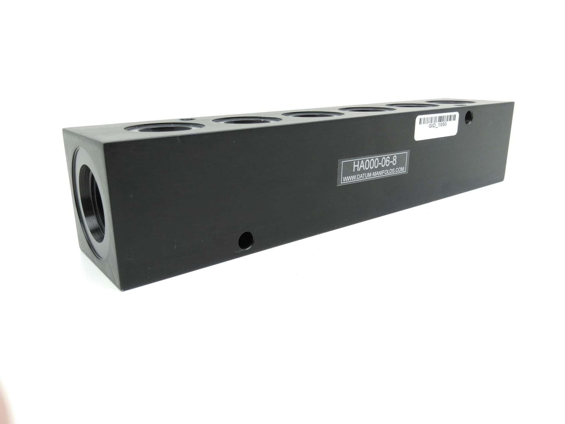 Datum-Manifolds HA000-06-8 Six Station Anodized Aluminum Manifold