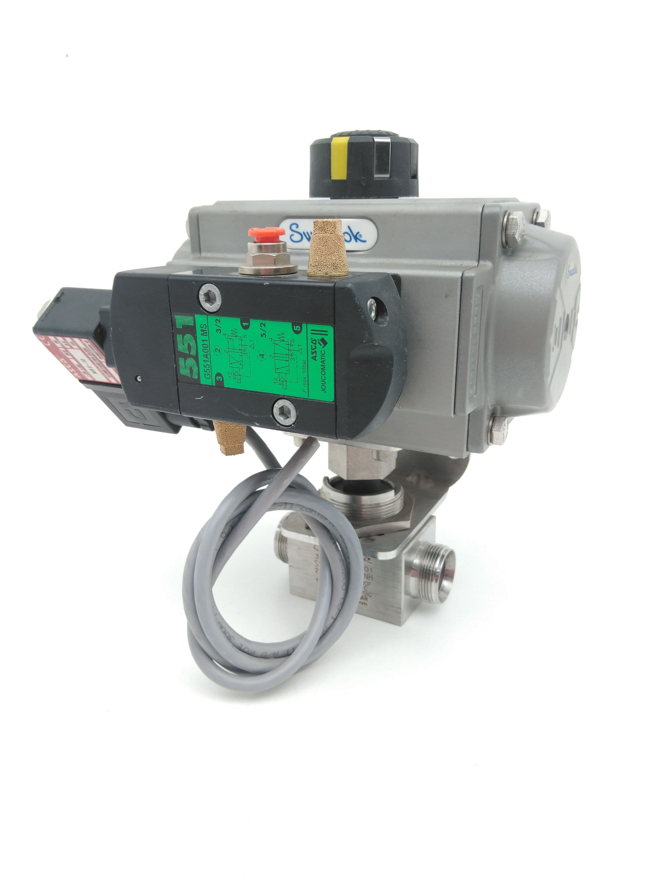 Swagelok DR00030U F05F07-N-DS-14 AZNX MS-A30- DA DIN Valve Actuator & Valve