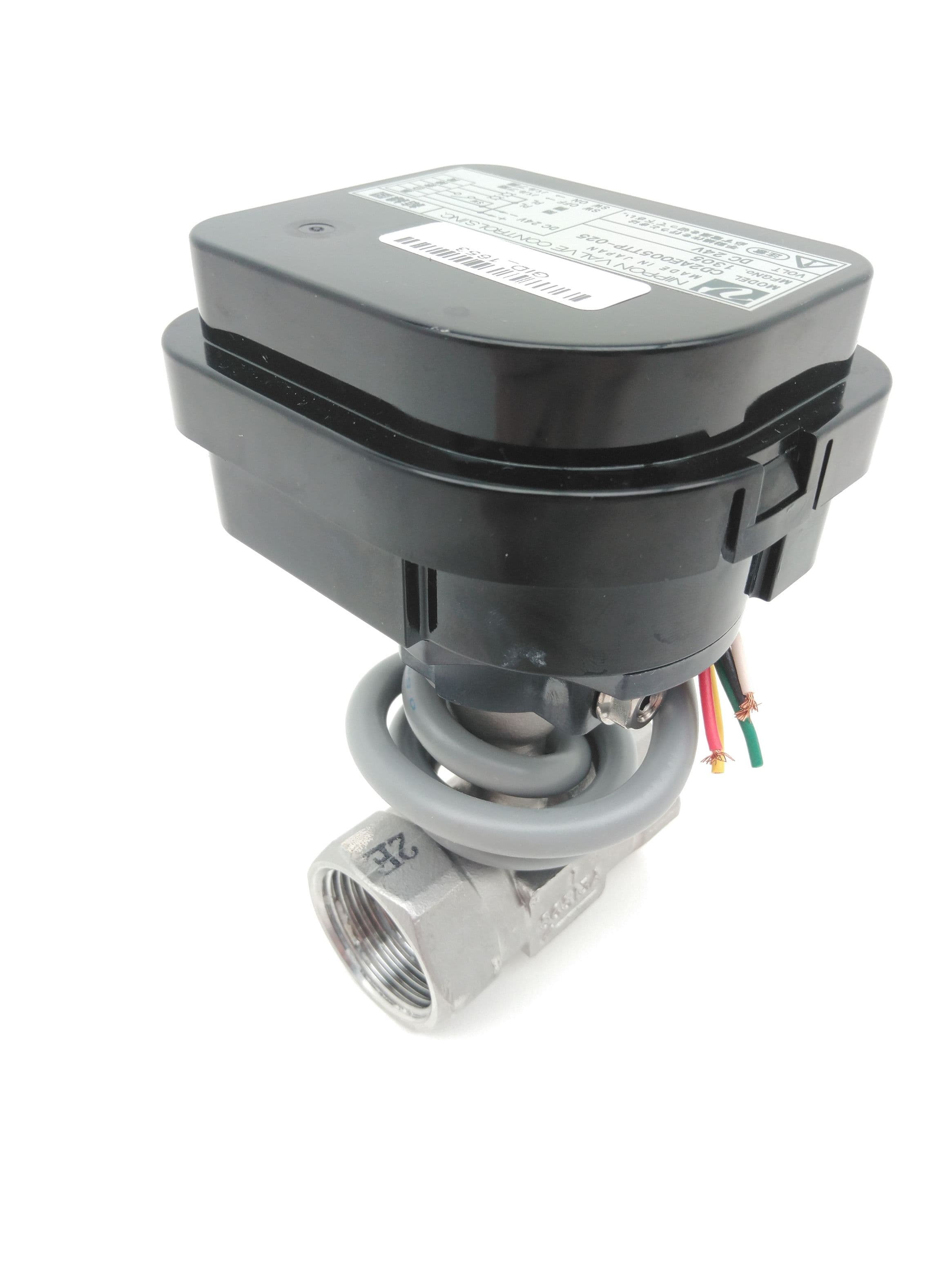 Nippon Valve Controls CD2AE005TTP-025 SS Ball Valve , 1" FNPT,24VDC Motor