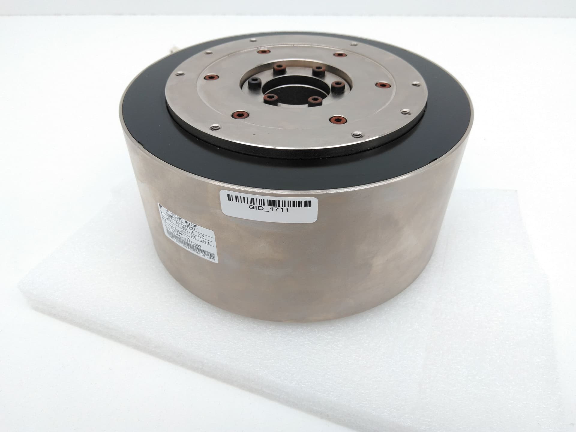 Yaskawa SGMCS-10C3C41 Sigma 5 Direct Drive AC Servo Motor, 200V, 209W, 2.2A