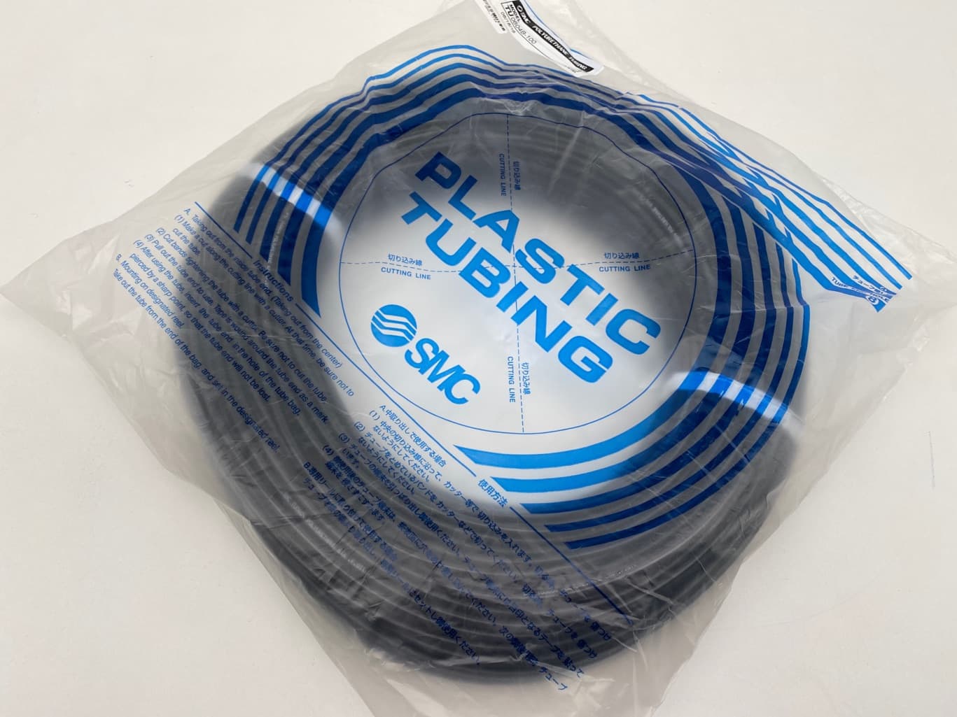 SMC TU0604B-100 Polyurethane Tubing, OD 6mm, ID 4mm, 100m