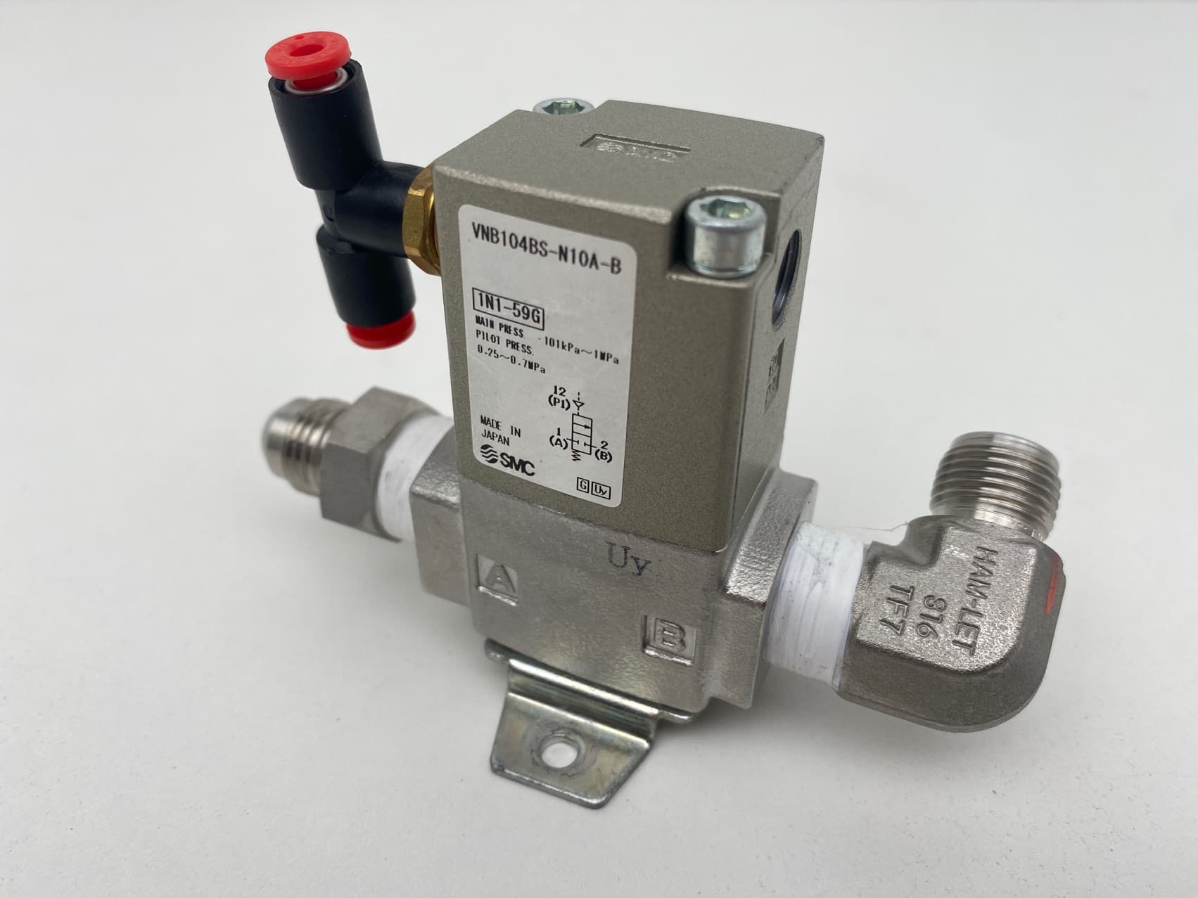 SMC VNB104BS-N10A-B 2-Way Process Valve