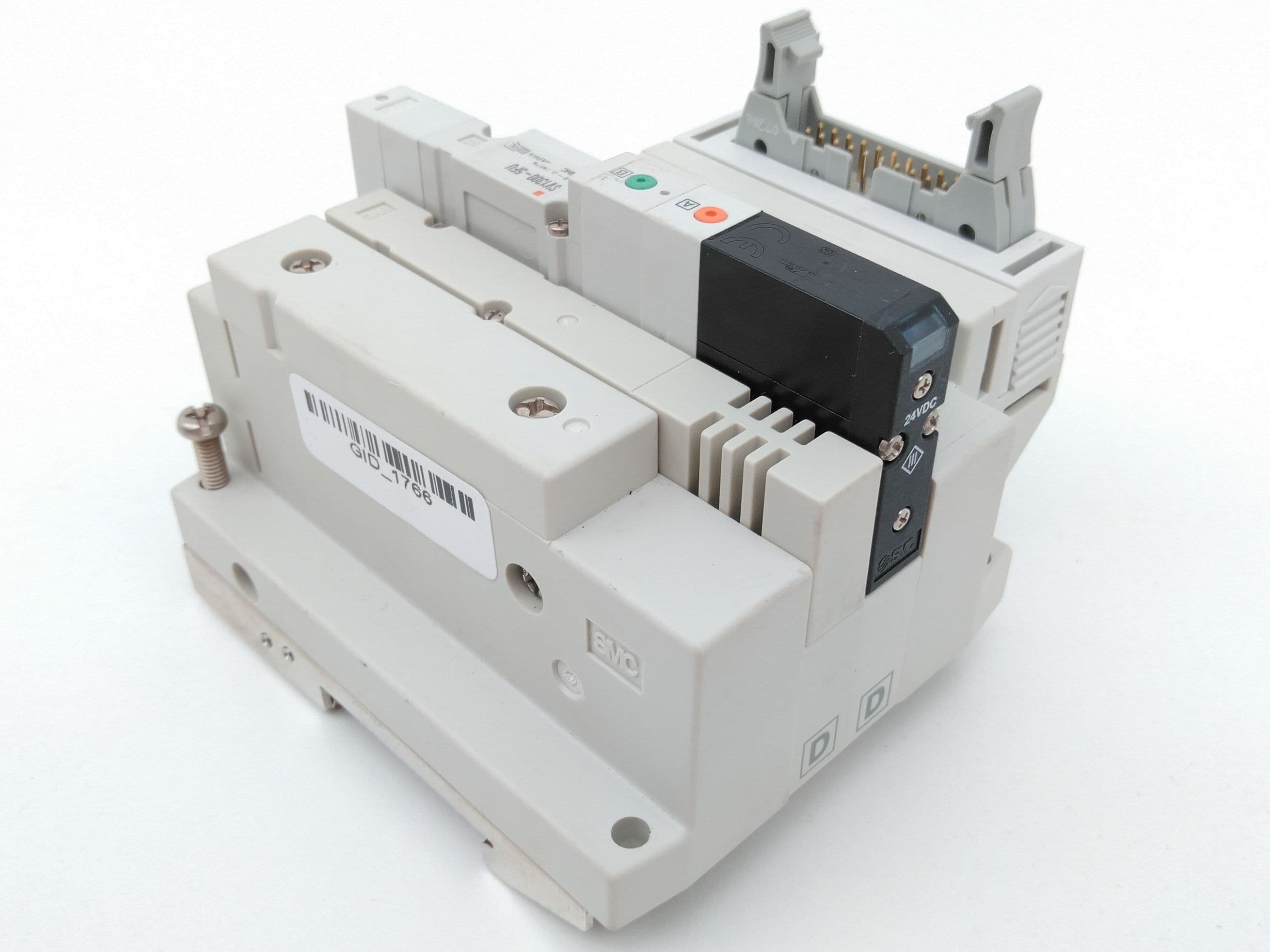 SMC SS5V1-10PGD1-02-U, SV1200-5FU Pneumatic Manifold/ Solenoid Assembly