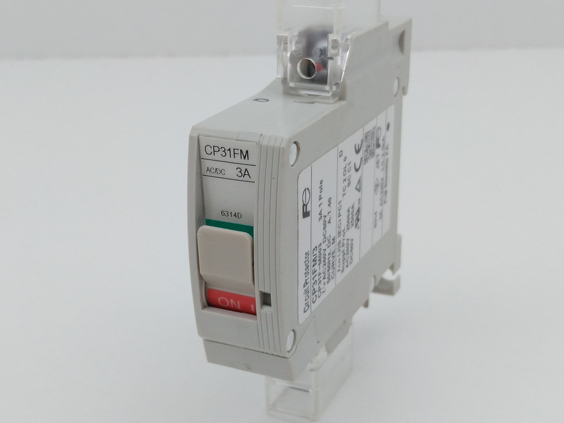 Fuji Electric CP31FM/1 Circuit Protector Breaker 1A, 1P, 250VAC, 65VDC