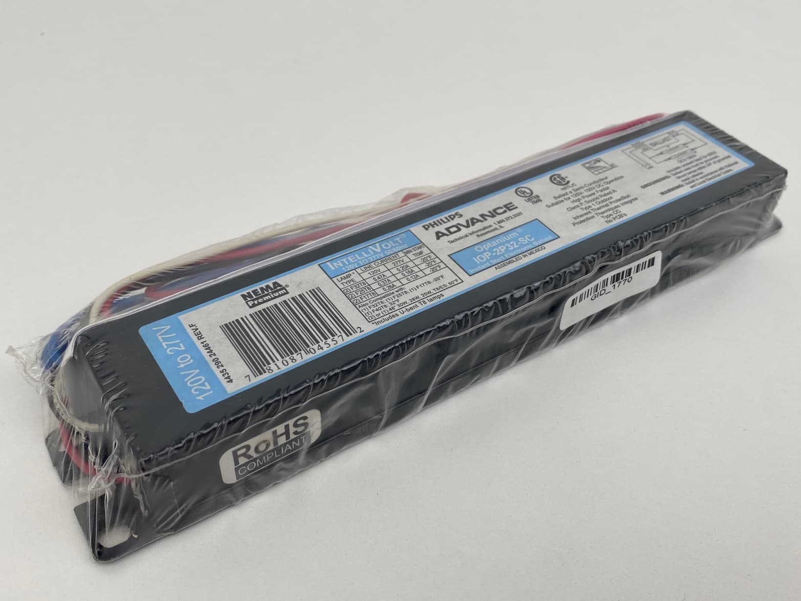 Philips IOP-2P32-SC Centium IntelliVolt Advance Electric Ballast
