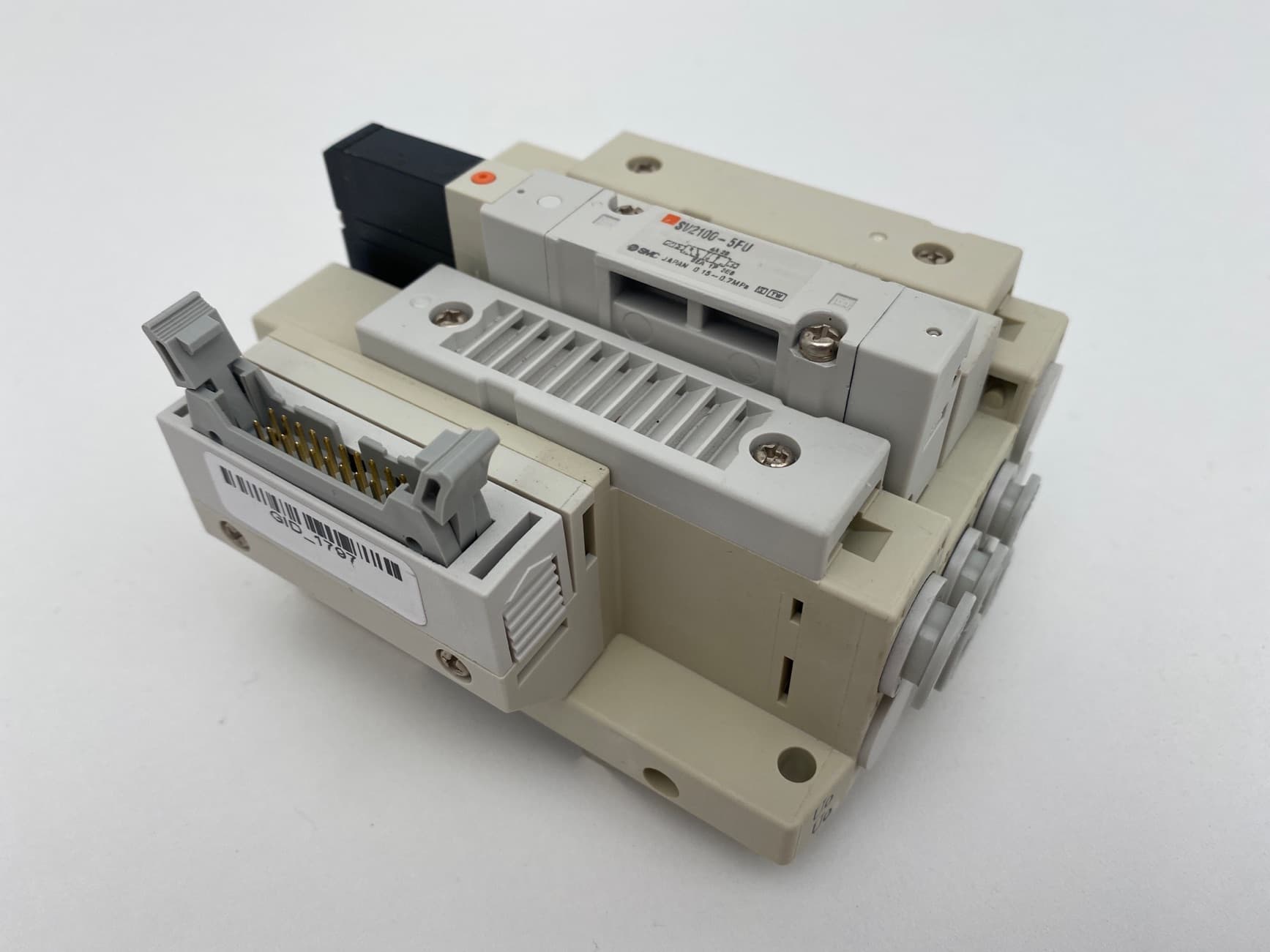 SMC SS5V2-10PGD1-02-U, SV2100-5FU Pneumatic Manifold/ Solenoid Assembly